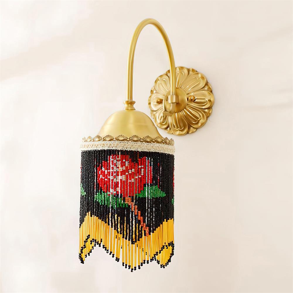 Flamenco Vintage Beaded Wall Lamp - Letslighting