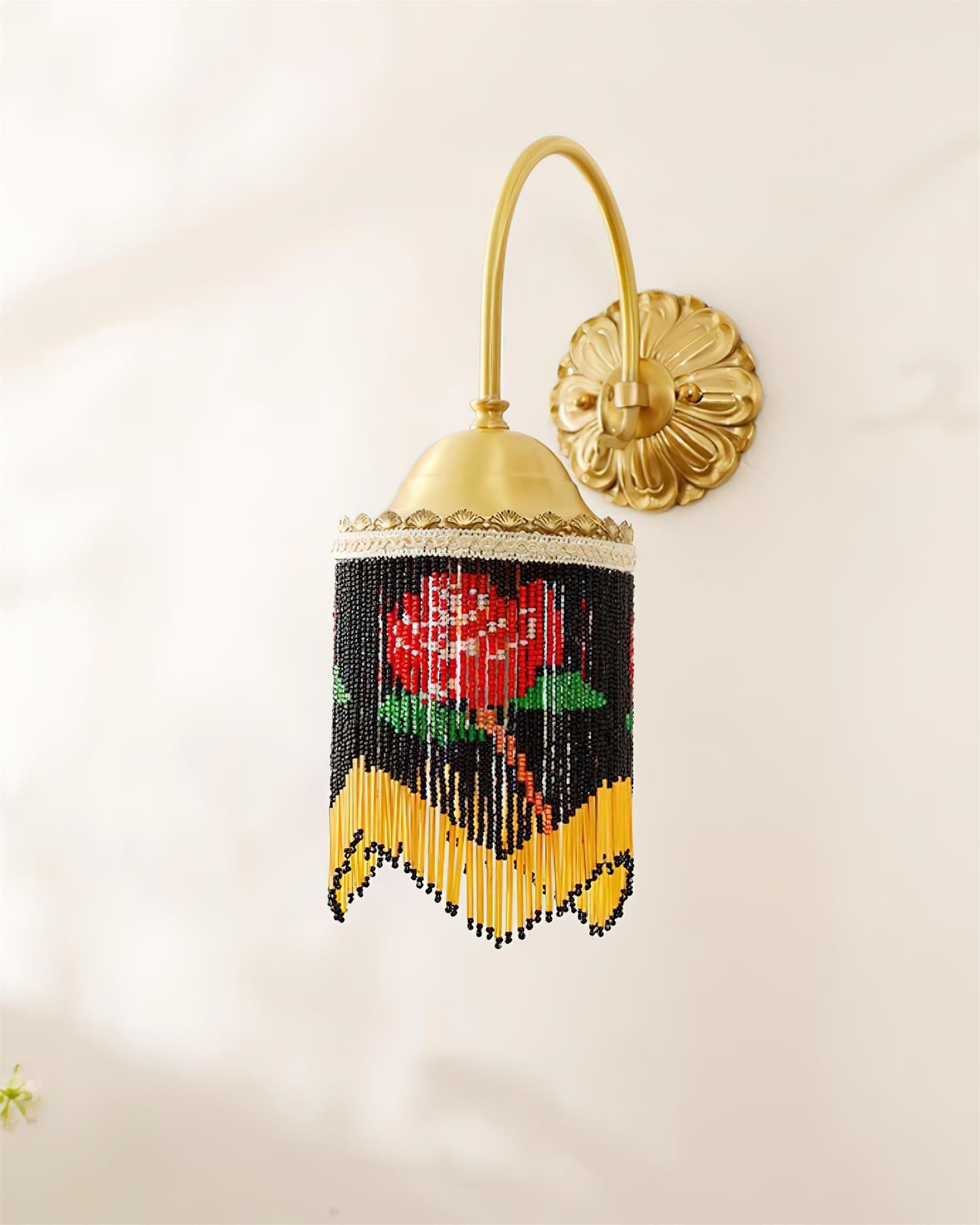 Flamenco Vintage Beaded Wall Lamp - Letslighting
