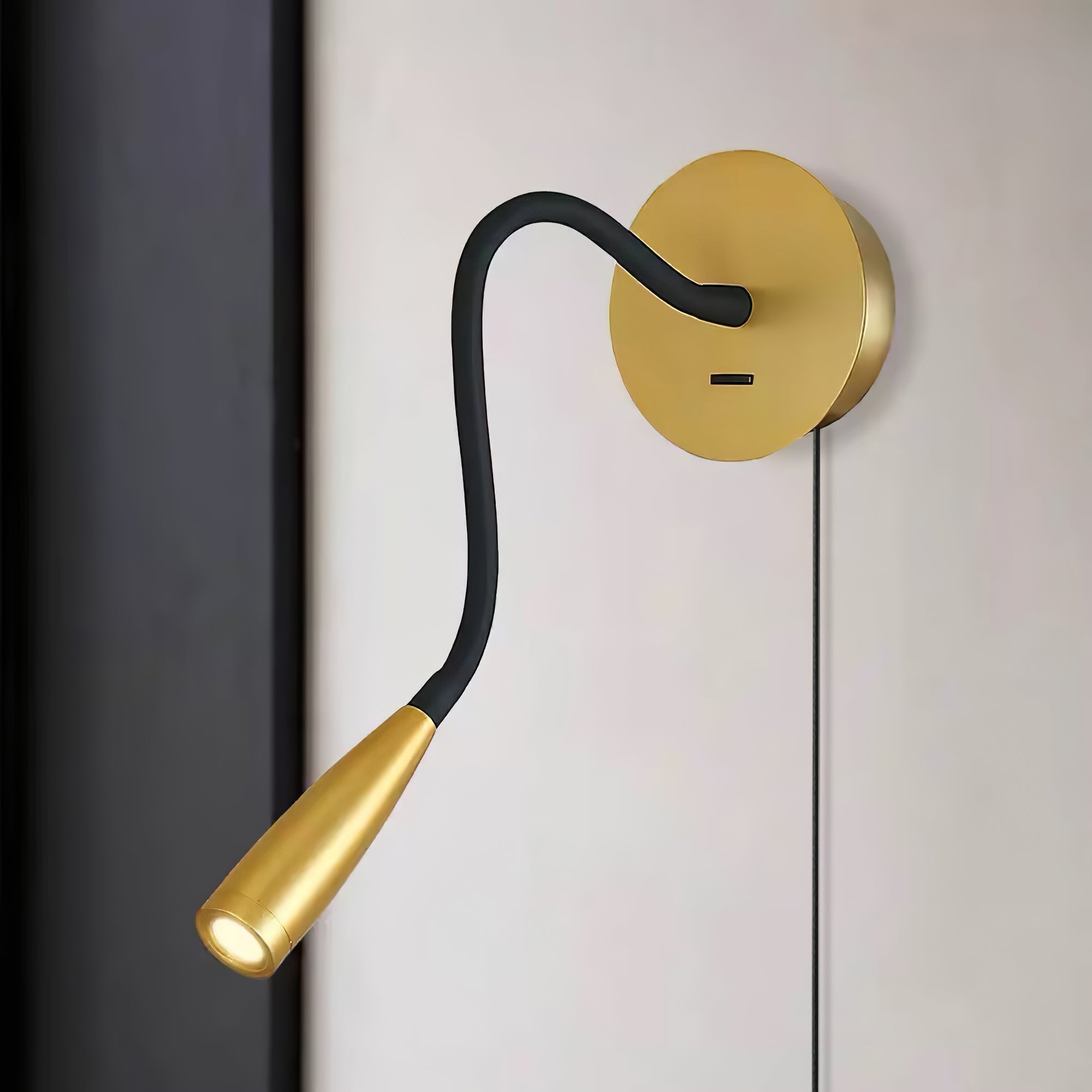 Zodore Modern Minimalist Plug-in Wall Light - Letslighting