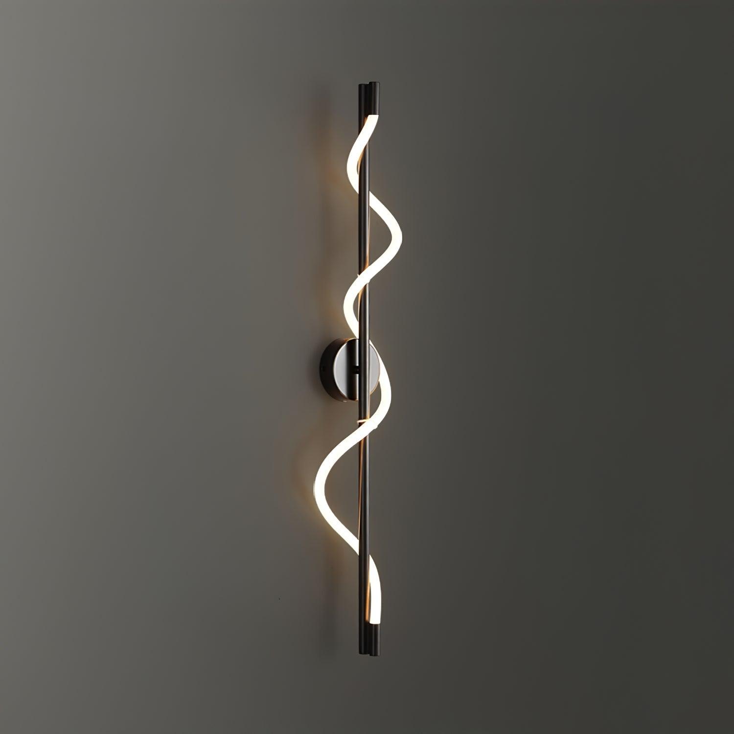 Fidora Sculptural Brass Silicone Wall Lamp - Letslighting
