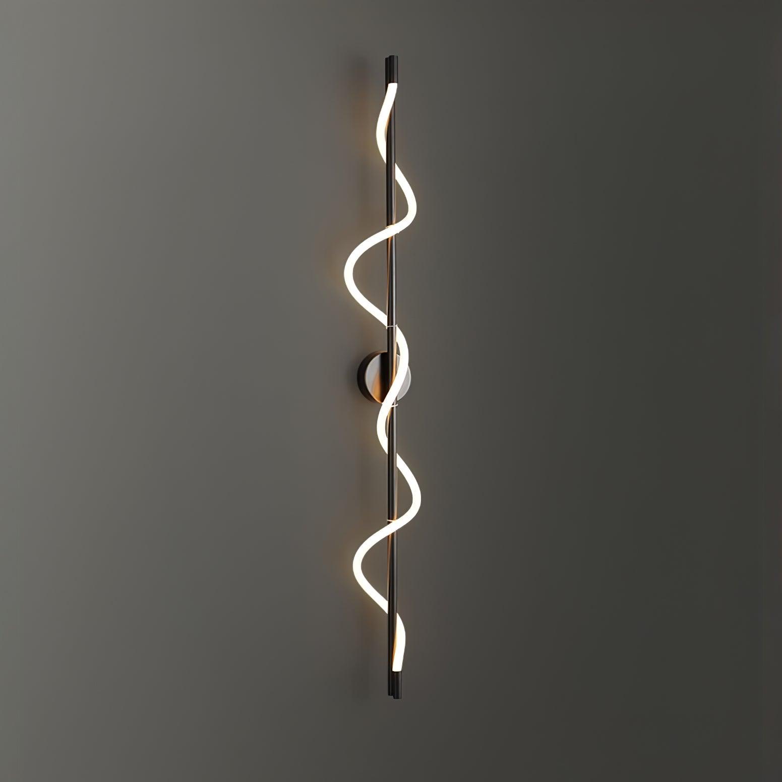 Fidora Sculptural Brass Silicone Wall Lamp - Letslighting