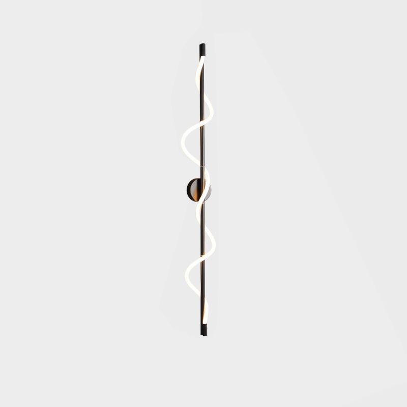 Fidora Sculptural Brass Silicone Wall Lamp - Letslighting