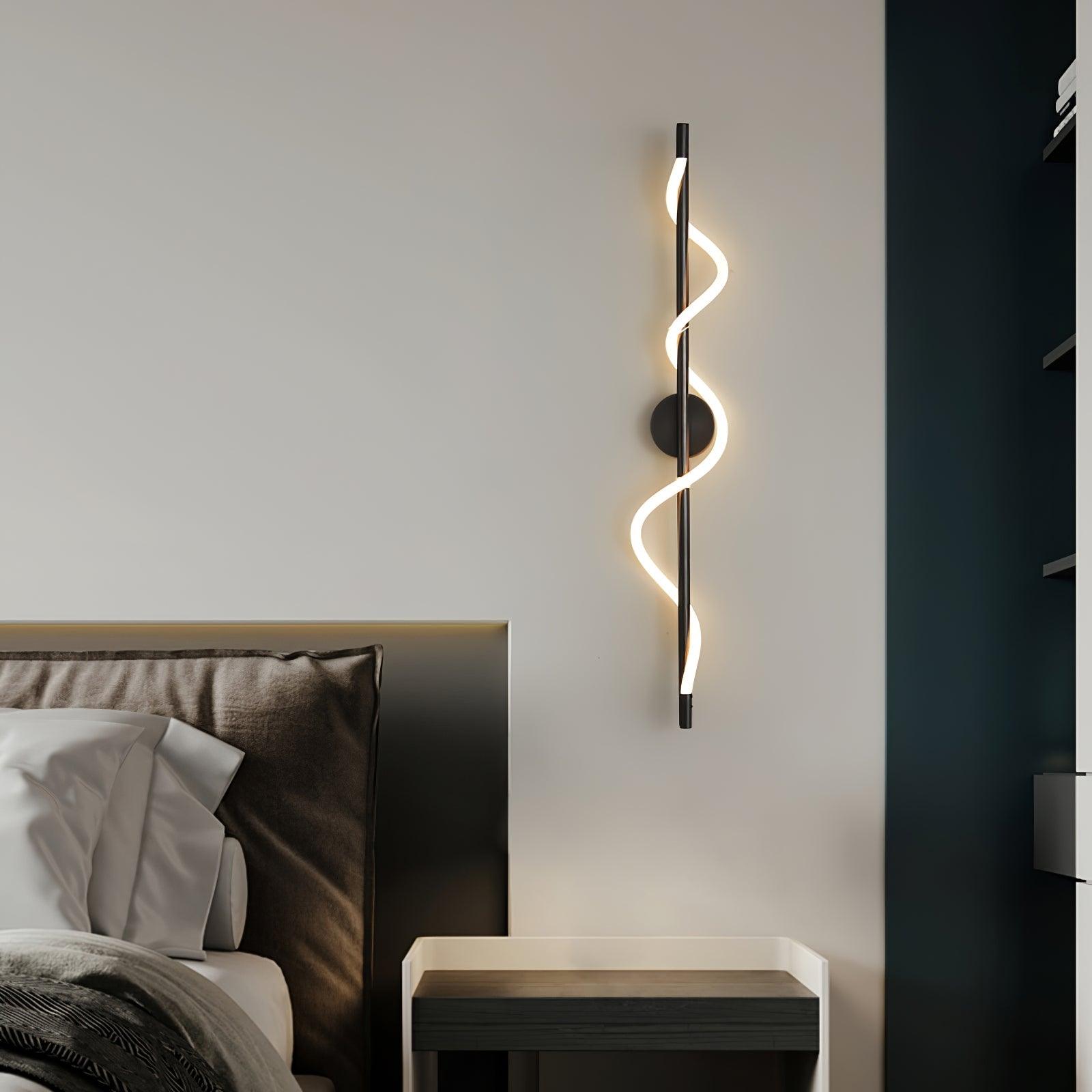 Fidora Sculptural Brass Silicone Wall Lamp - Letslighting