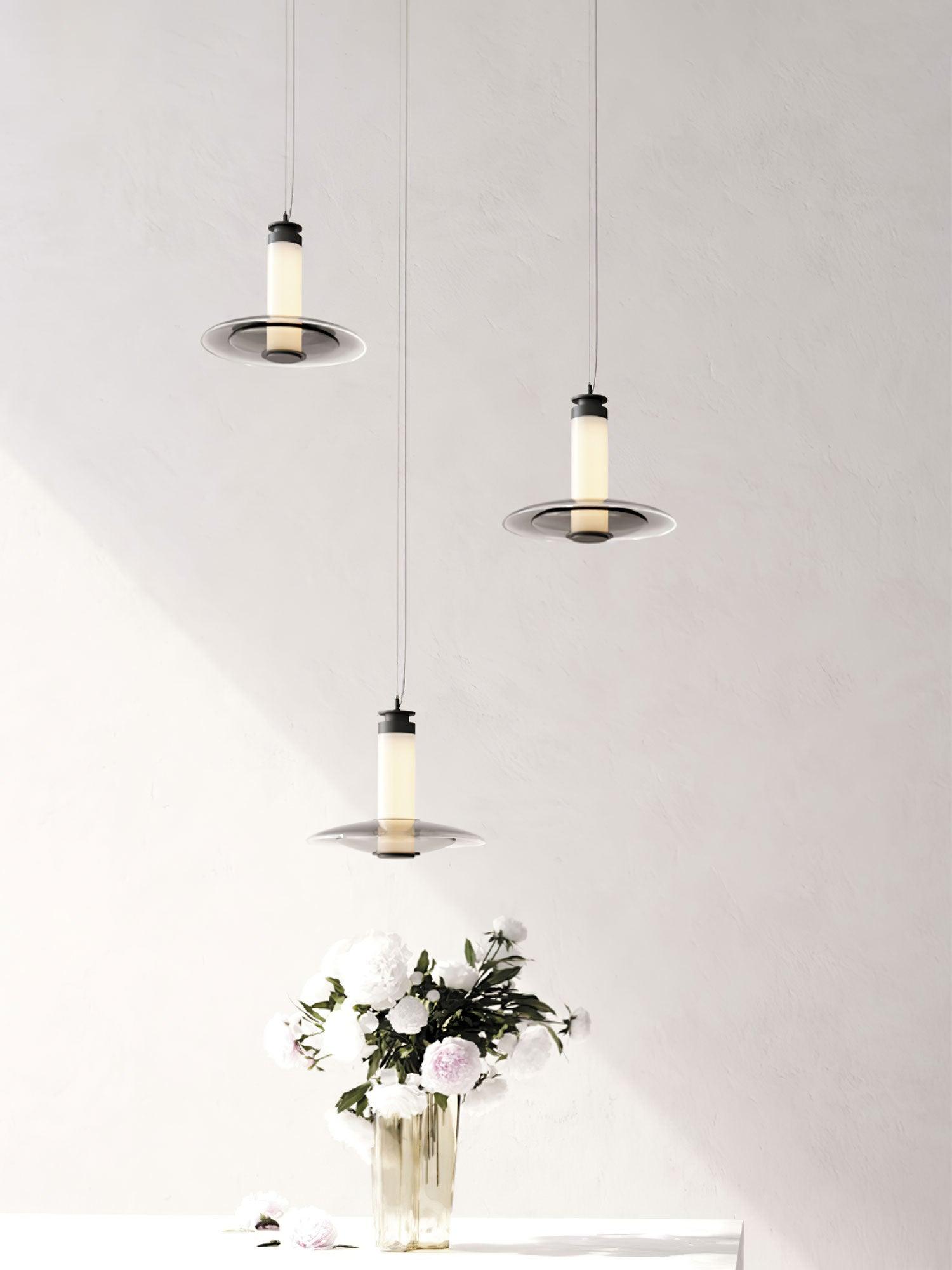 Oryxa Glass Futuristic Pendant Lamp - Letslighting