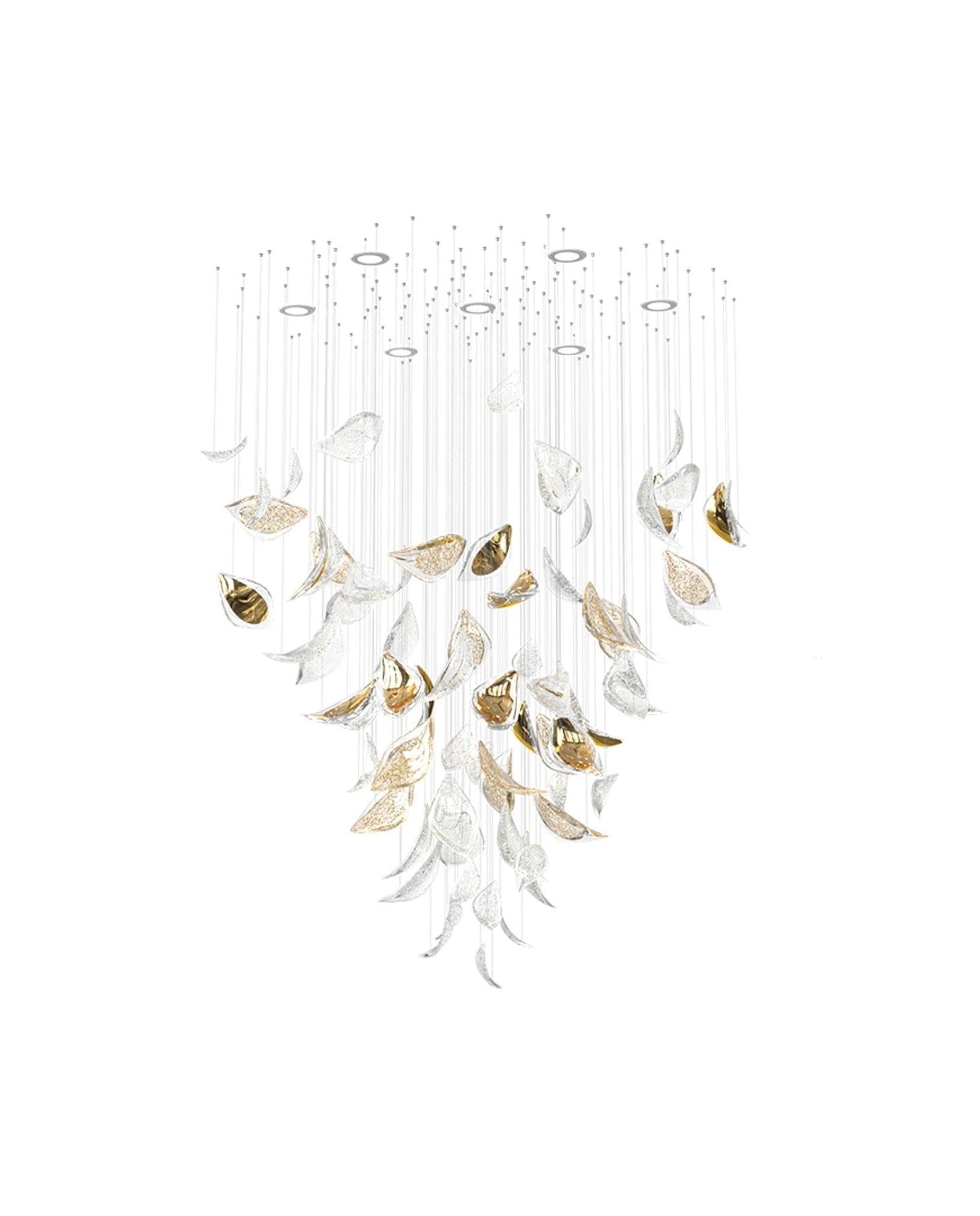Avynen Crystal Petal Chandelier - Letslighting