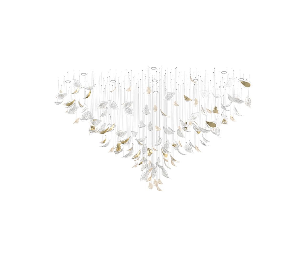 Avynen Crystal Petal Chandelier - Letslighting