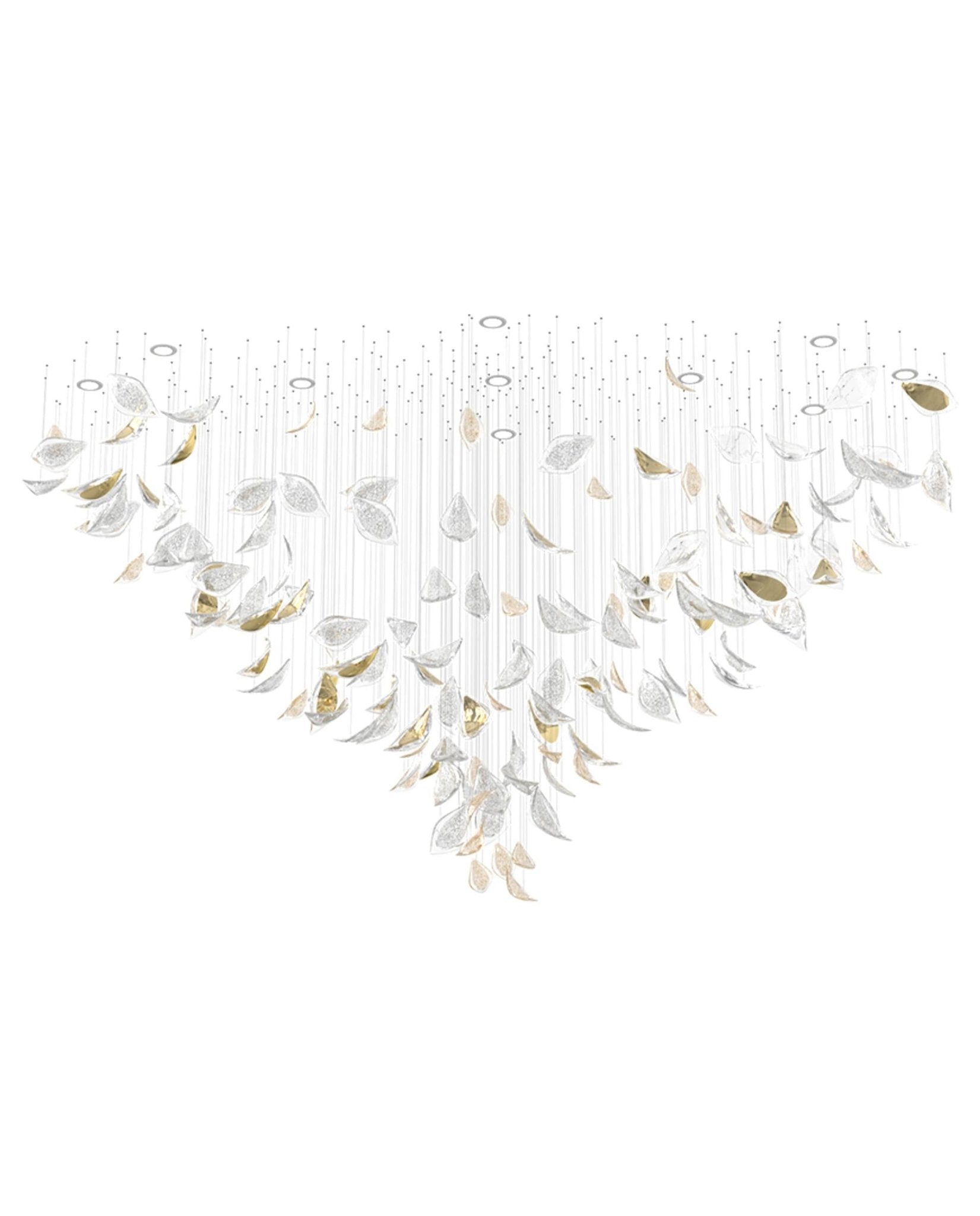 Avynen Crystal Petal Chandelier - Letslighting