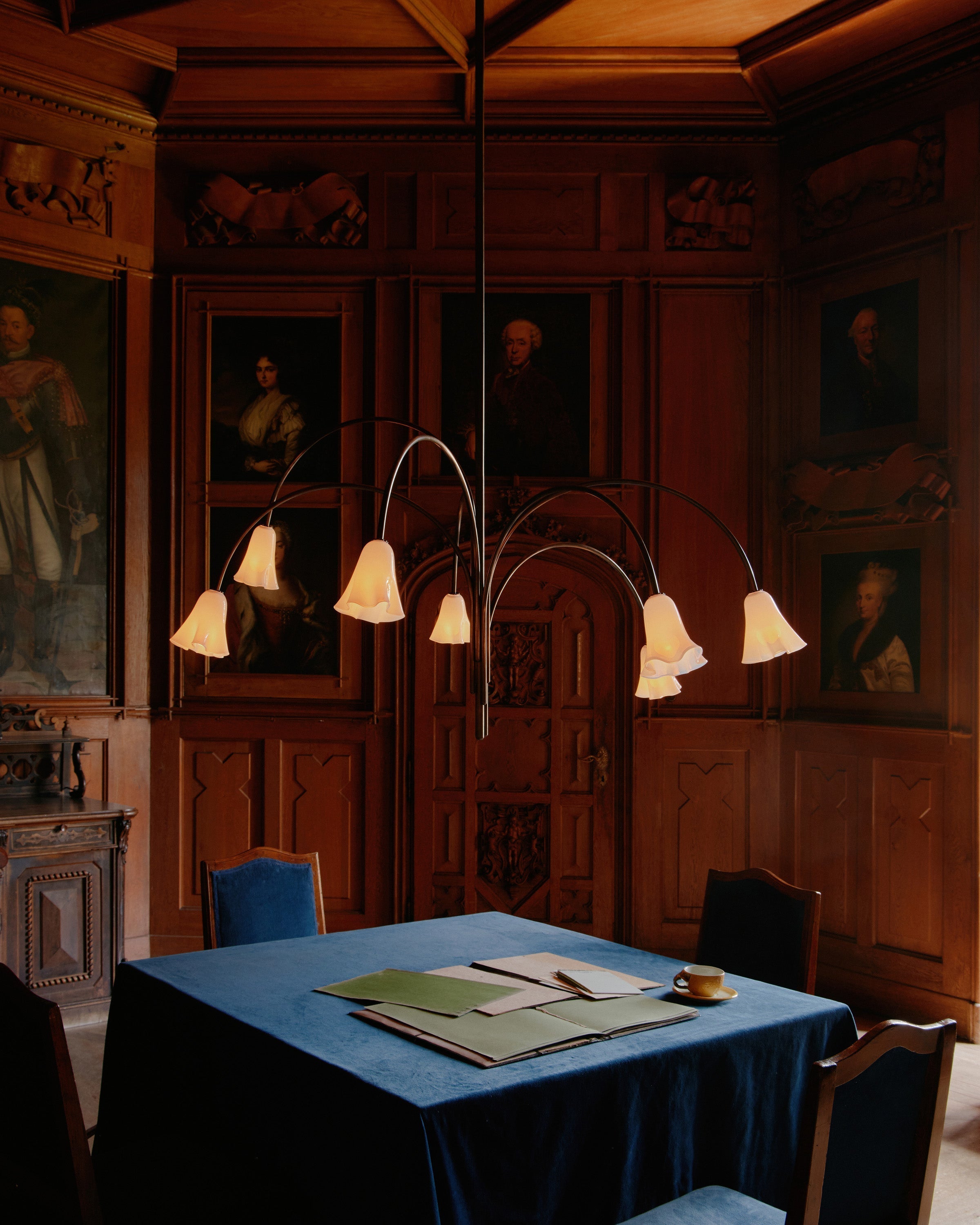 Aurmiros Individual Creativity Brass Glass Chandelier - Letslighting