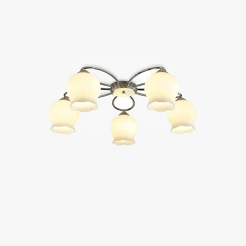 Oldore Premium Elegance Floral Glass Ceiling Lamp - Letslighting