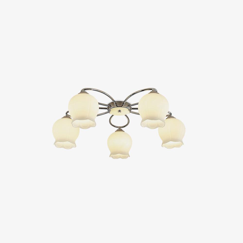 Oldore Premium Elegance Floral Glass Ceiling Lamp - Letslighting