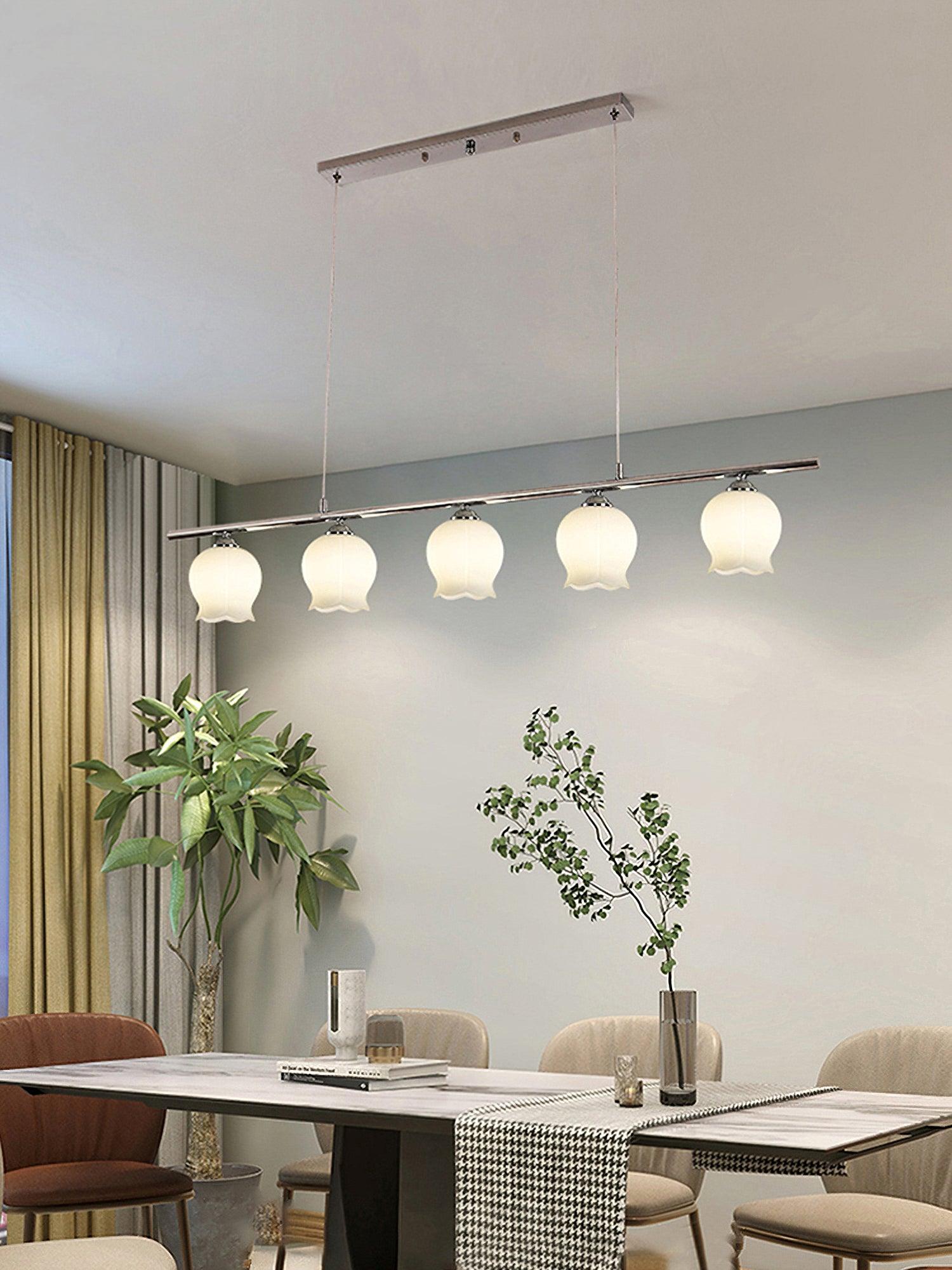 Evenara Modern Minimalist Floral Glass Pendant Lamp - Letslighting