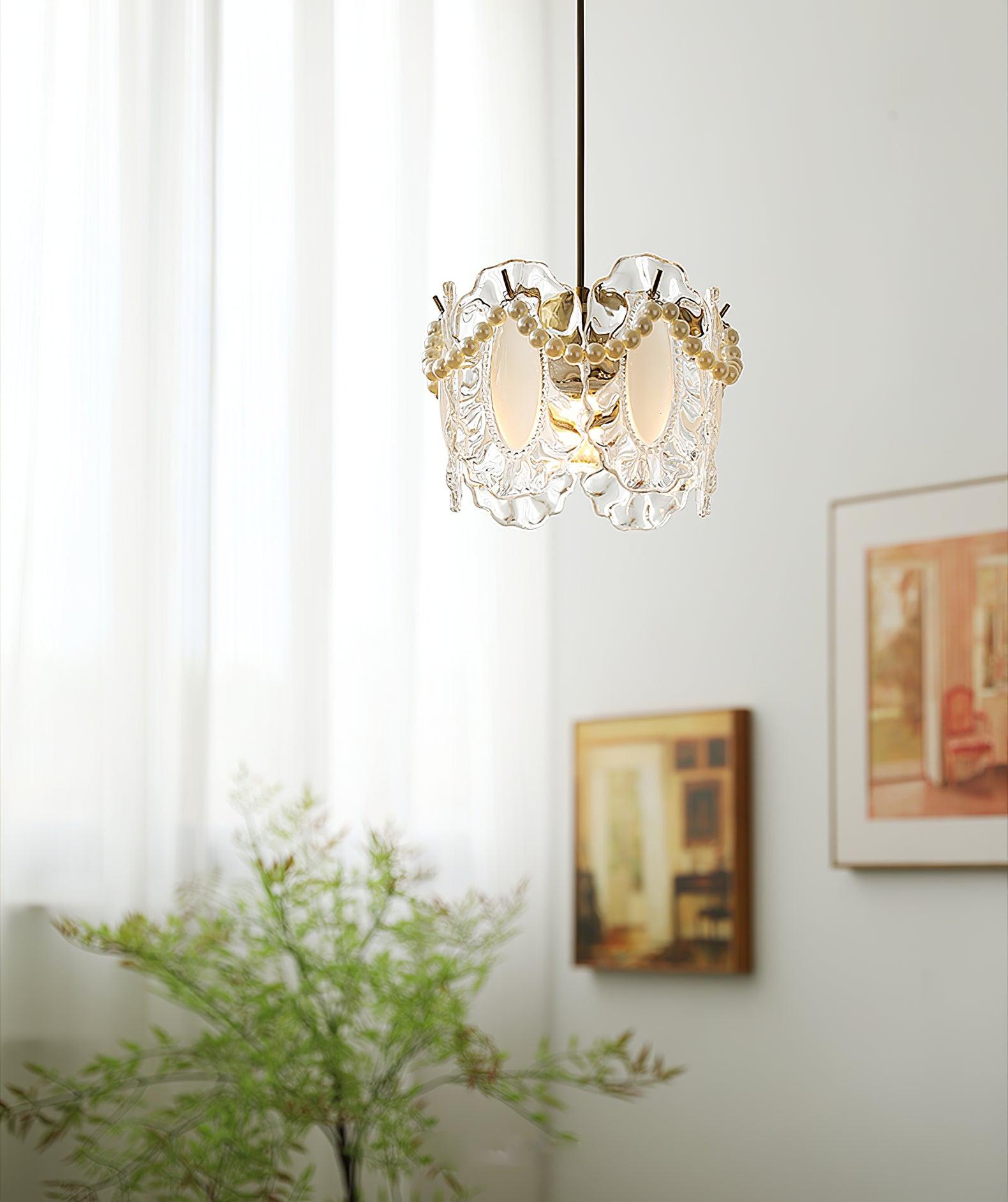 Mirello Glass Glam Pendant Lamp - Letslighting