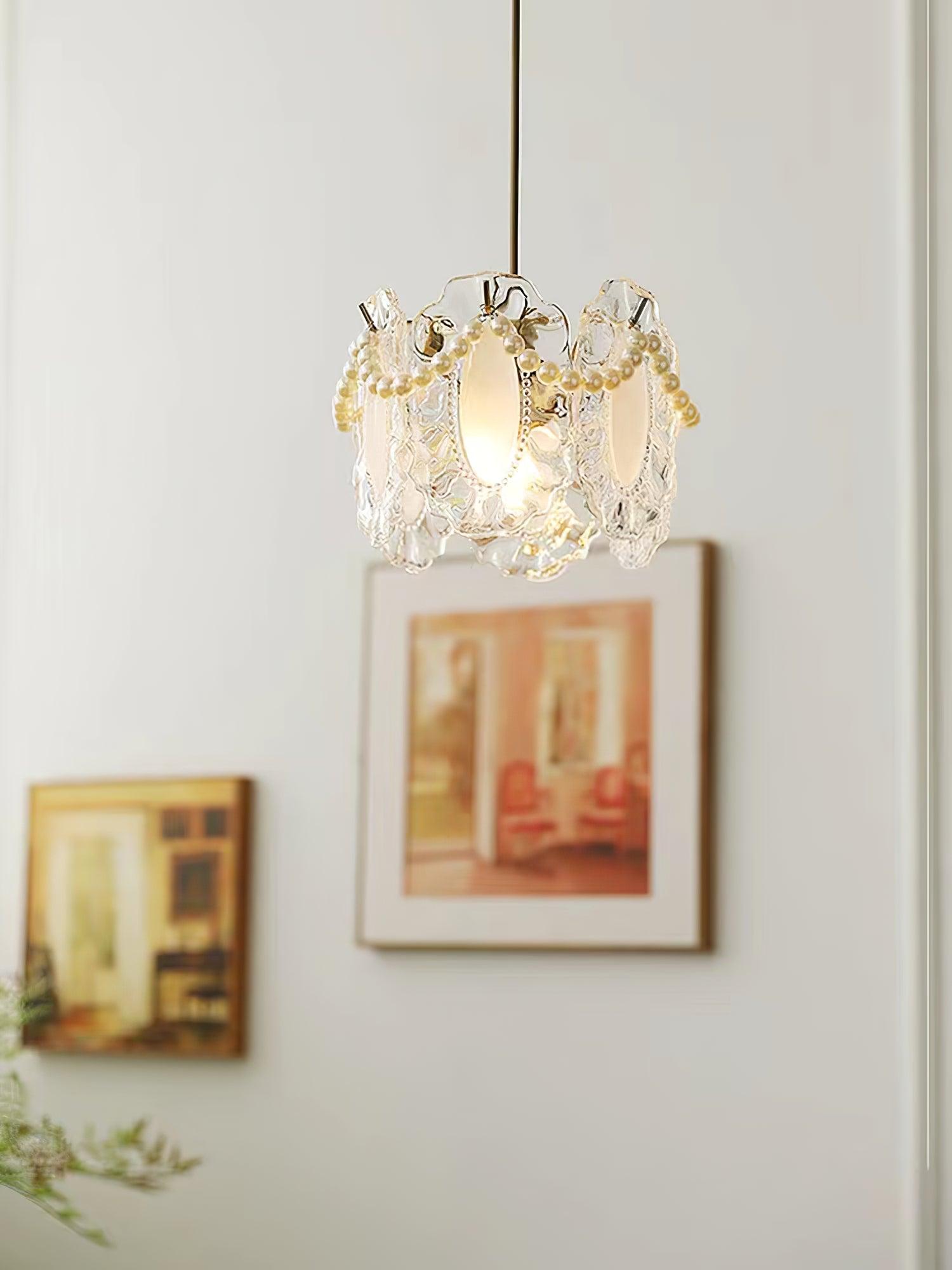 Mirello Glass Glam Pendant Lamp - Letslighting