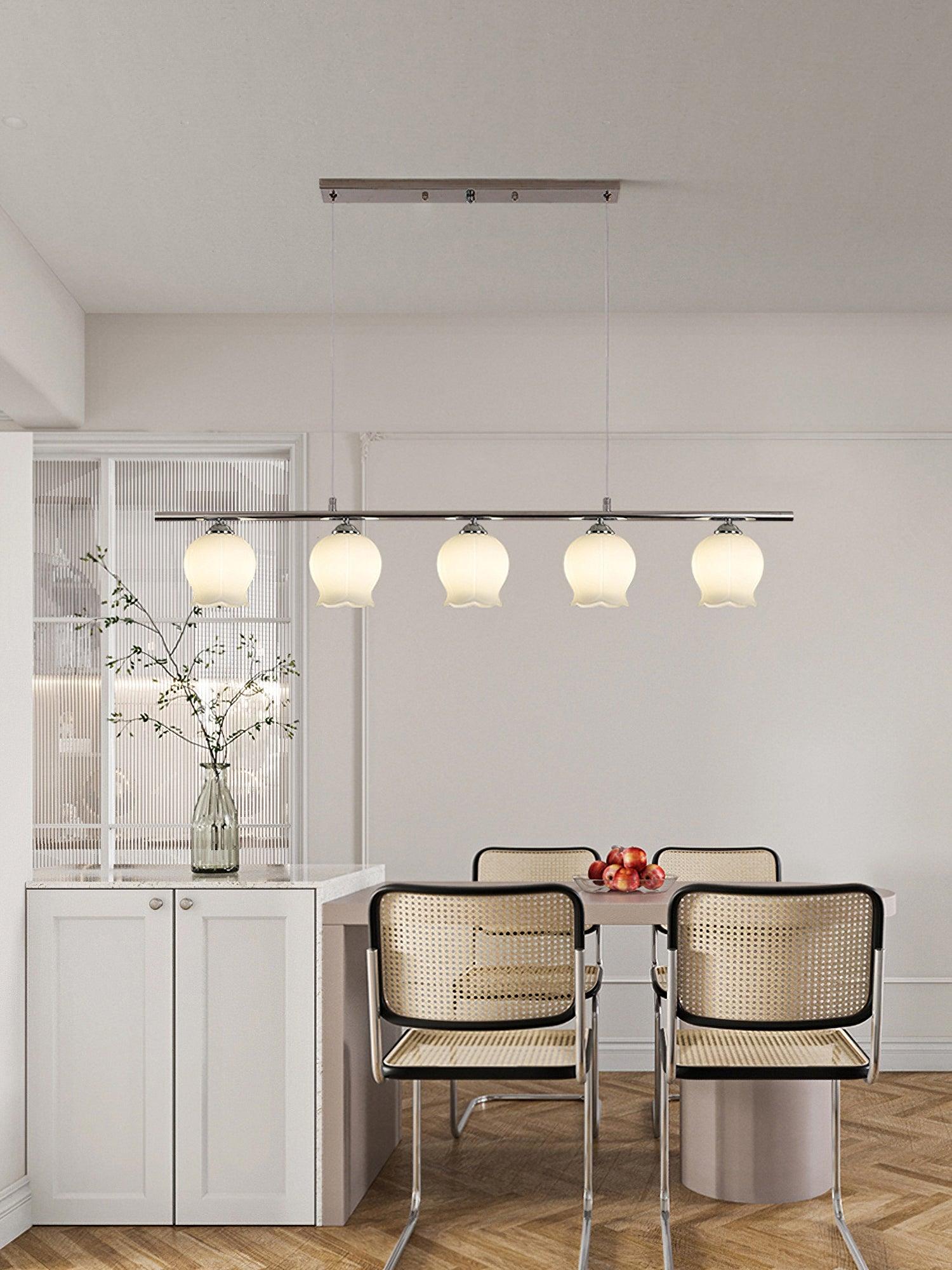 Evenara Modern Minimalist Floral Glass Pendant Lamp - Letslighting