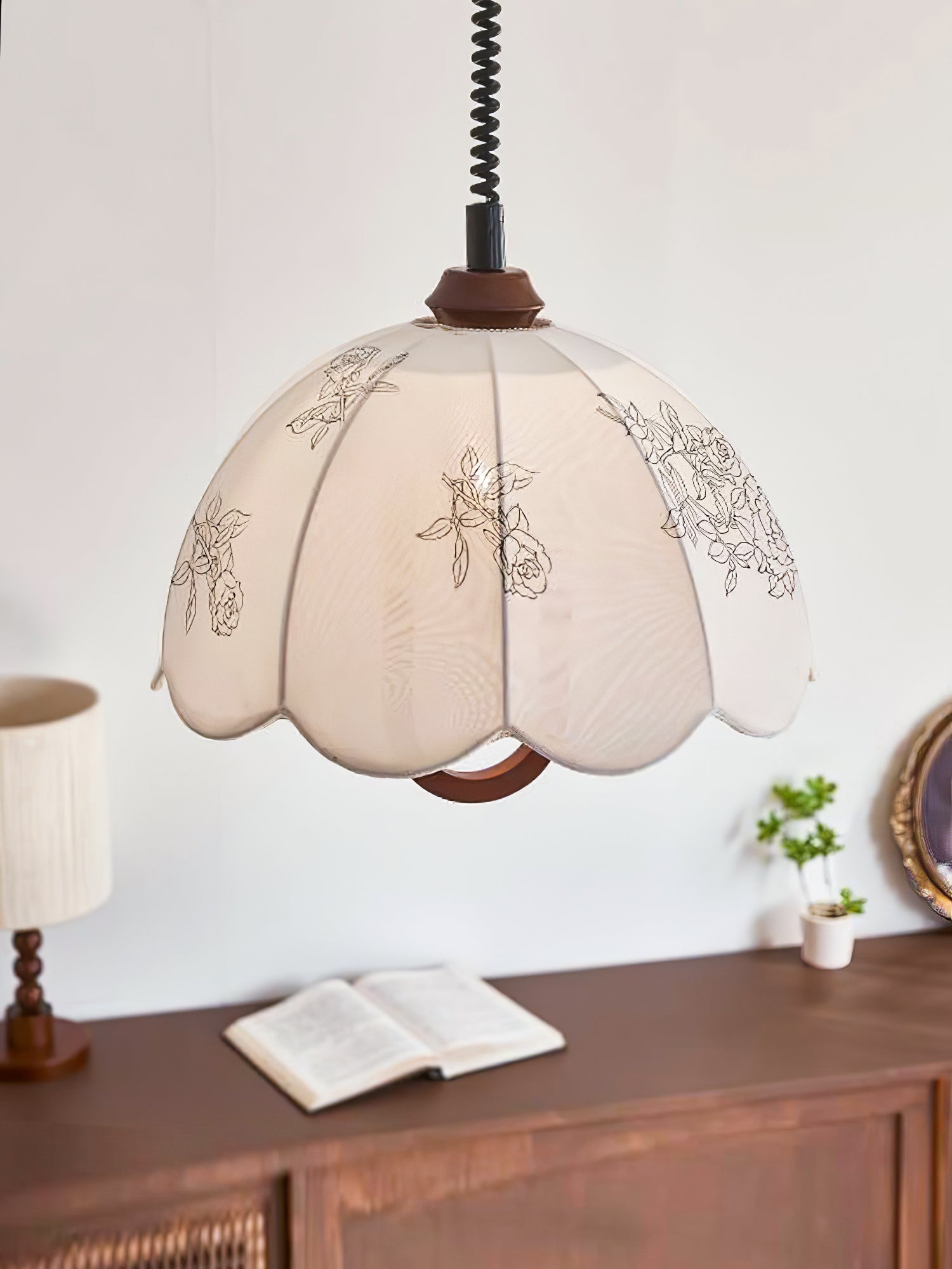 Kade Vintage Wood Pendant Light - Letslighting
