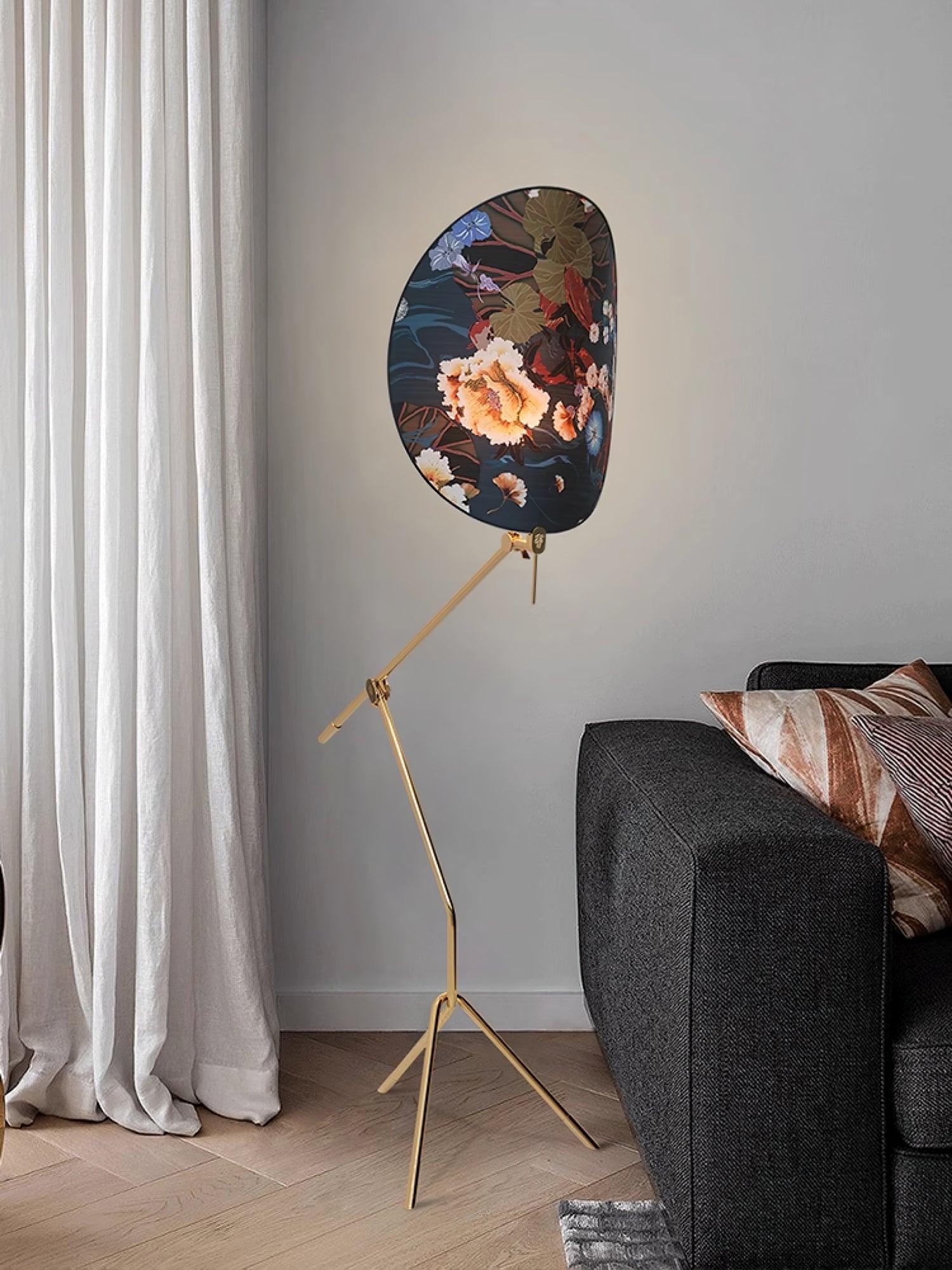 Vorenth Brass Floor Lamp - Letslighting