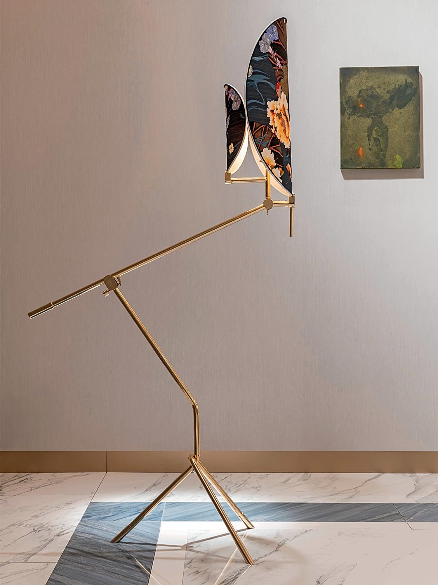 Vorenth Brass Floor Lamp - Letslighting