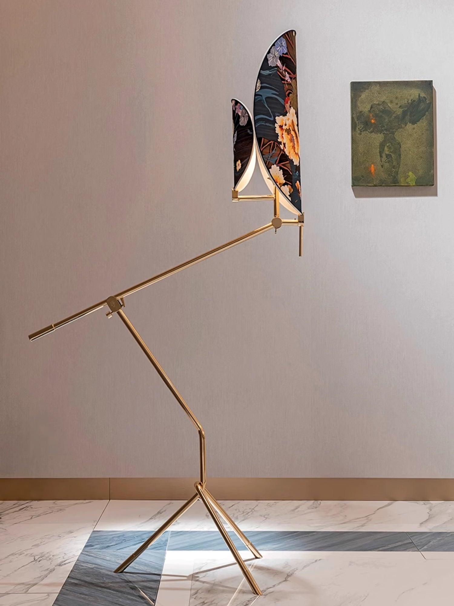 Vorenth Brass Floor Lamp - Letslighting