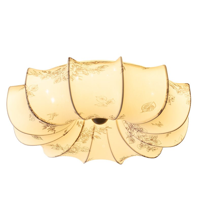Vivaria Premium Nordic Art Wood Fabric Ceiling Light - Letslighting