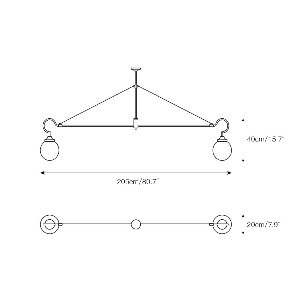 Vavenia Modern Minimalist Brass Glass Chandelier - Letslighting