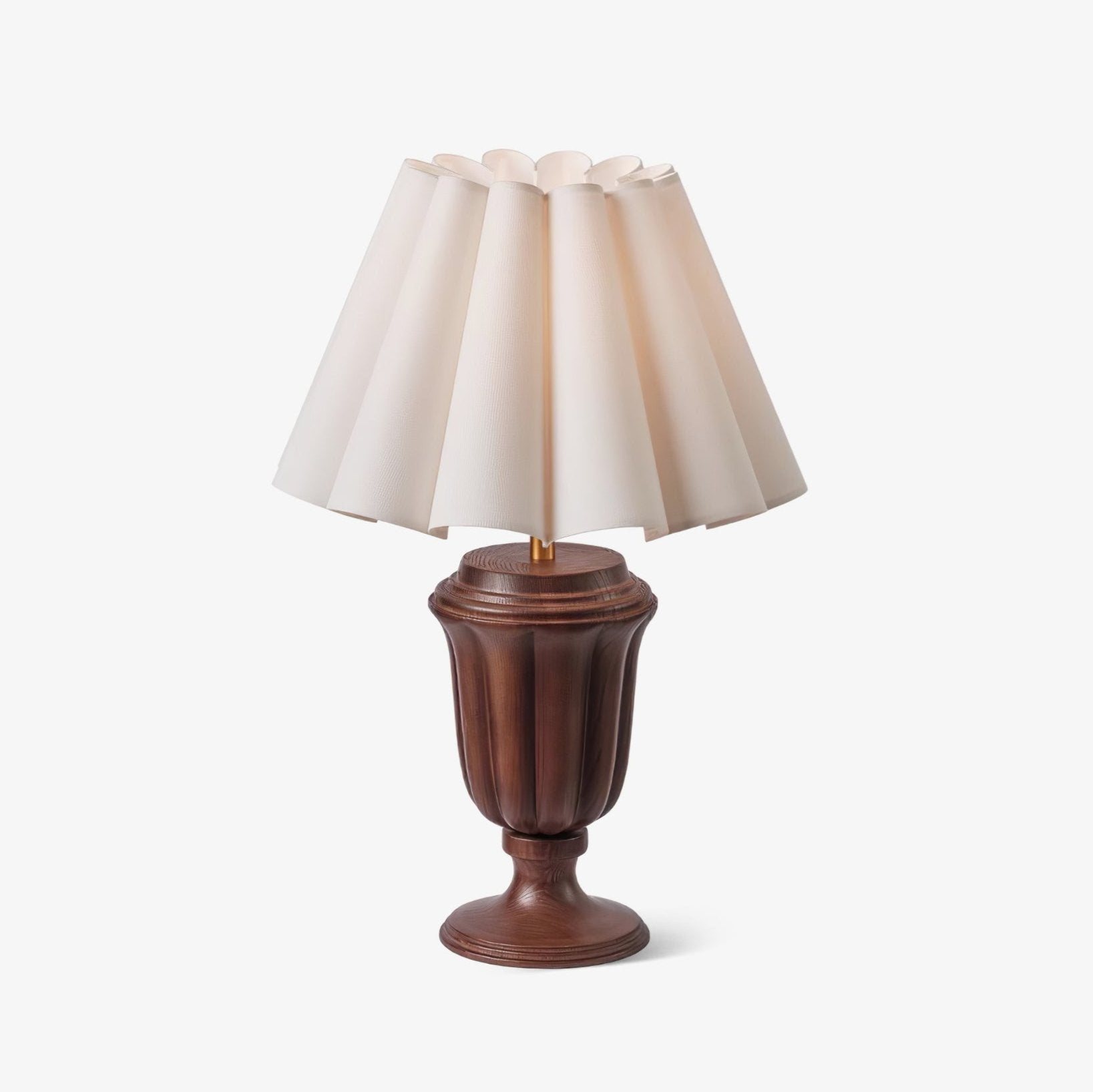 Vireo Wood & Fabric Table Lamp - Letslighting