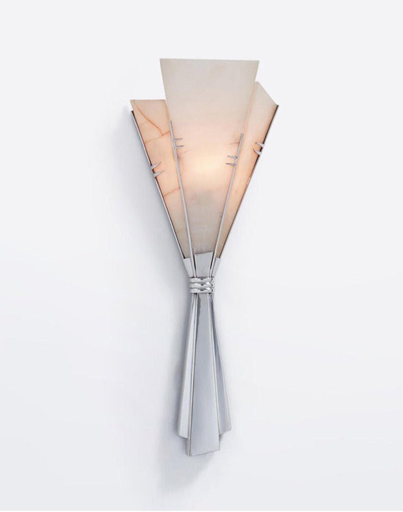 Florent Alabaster Fan Wall Sconce - Letslighting