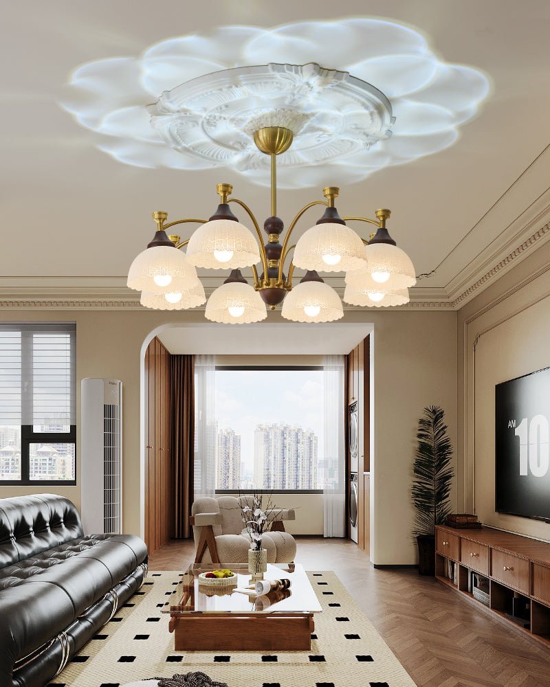 Vosolir Traditional Elegance Wood Chandelier - Letslighting