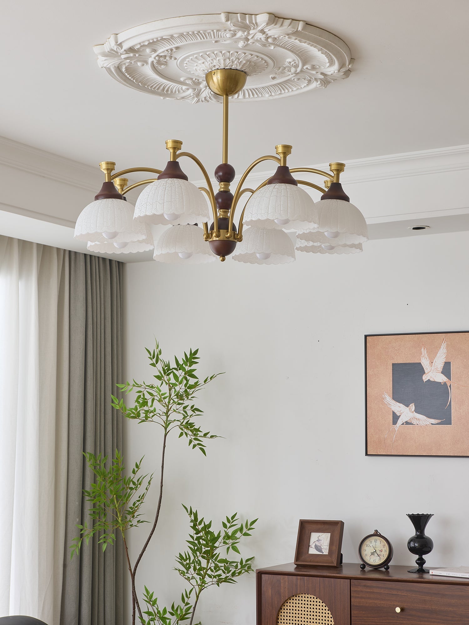 Vosolir Traditional Elegance Wood Chandelier - Letslighting