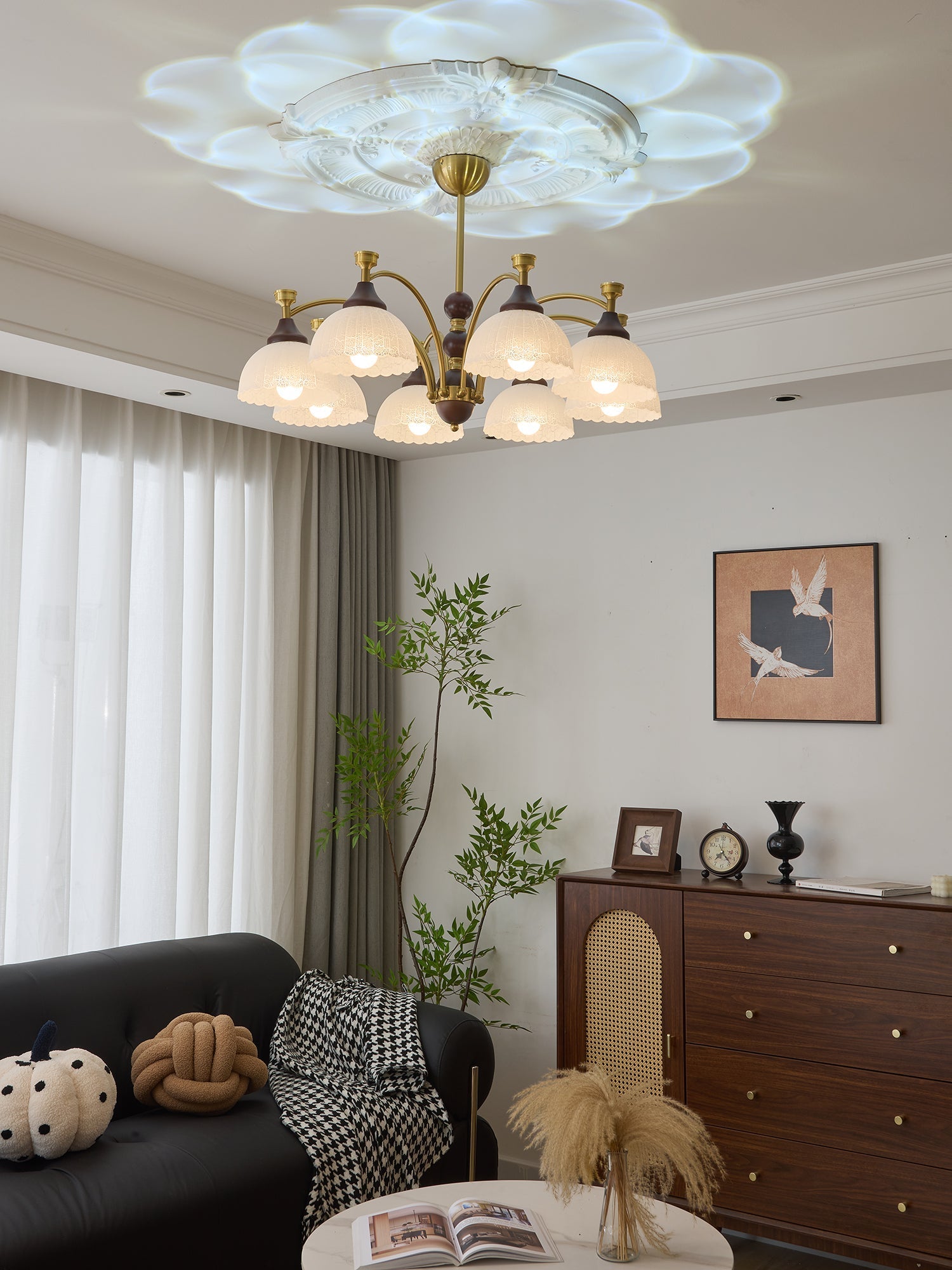 Vosolir Traditional Elegance Wood Chandelier - Letslighting