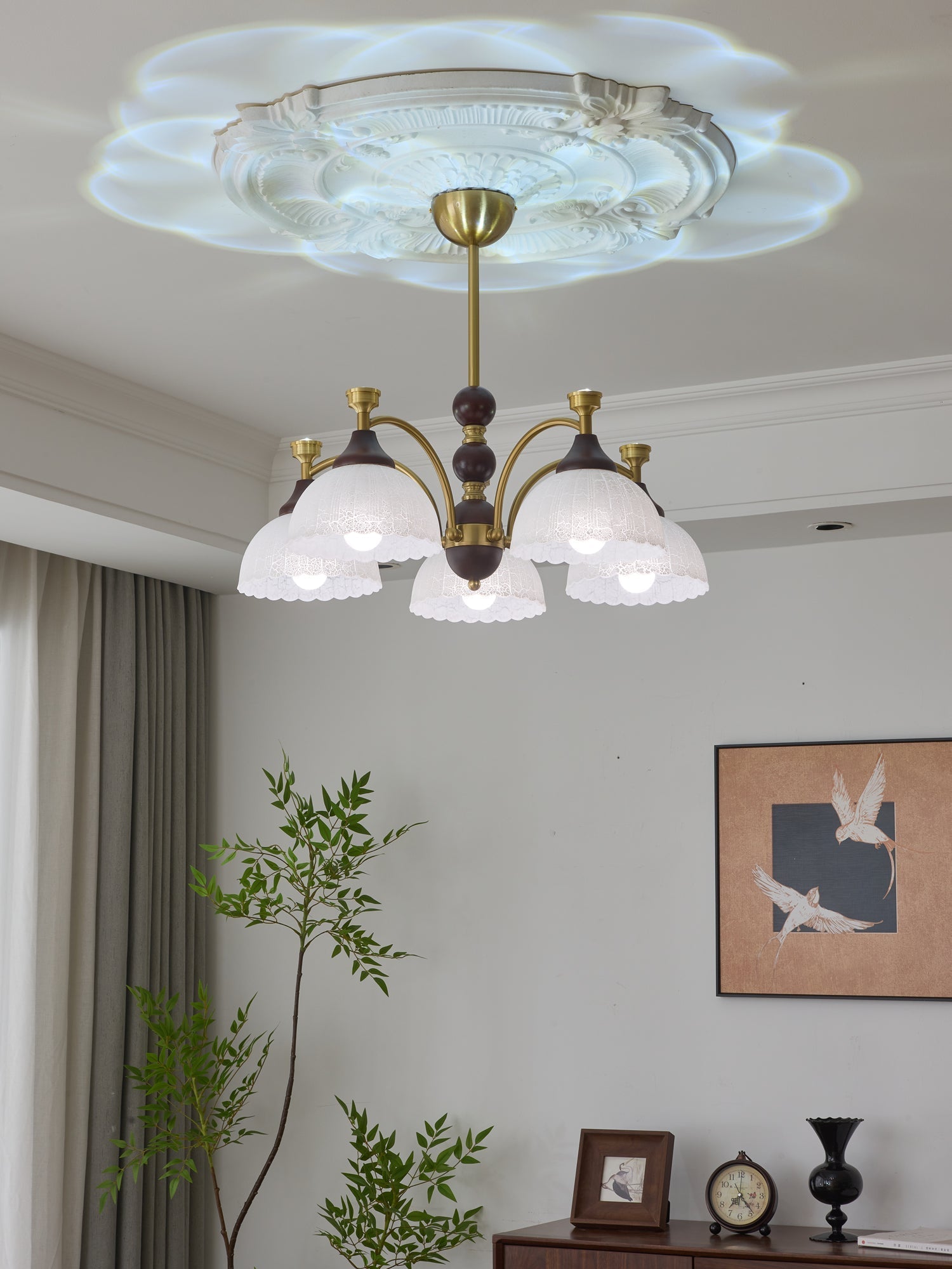 Vosolir Traditional Elegance Wood Chandelier - Letslighting