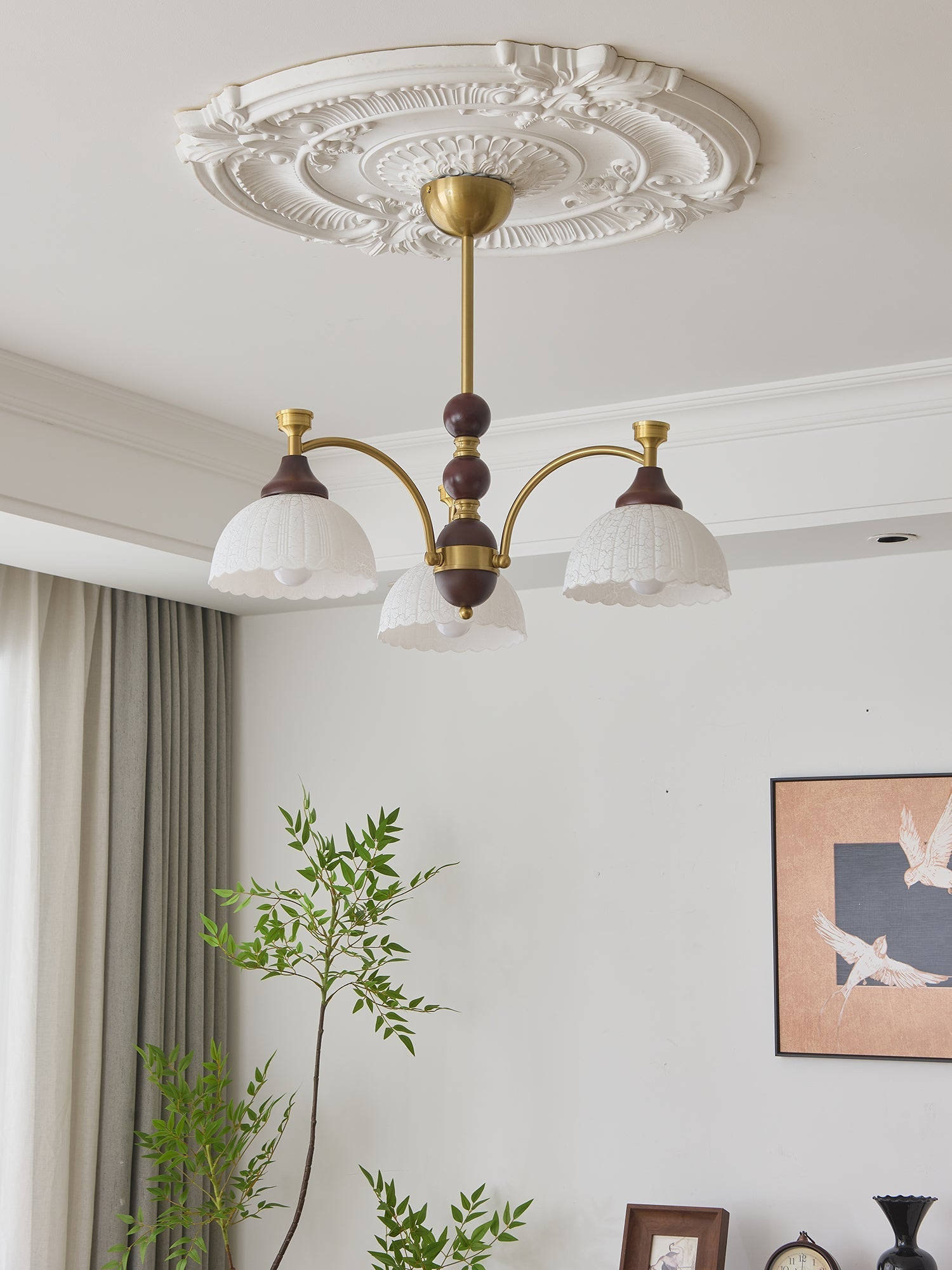 Vosolir Traditional Elegance Wood Chandelier - Letslighting