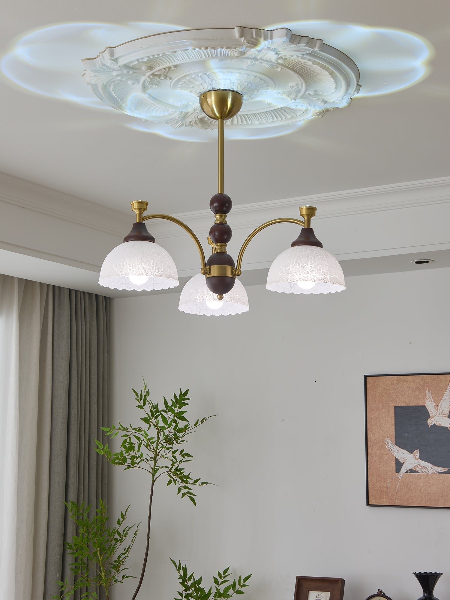 Vosolir Traditional Elegance Wood Chandelier - Letslighting