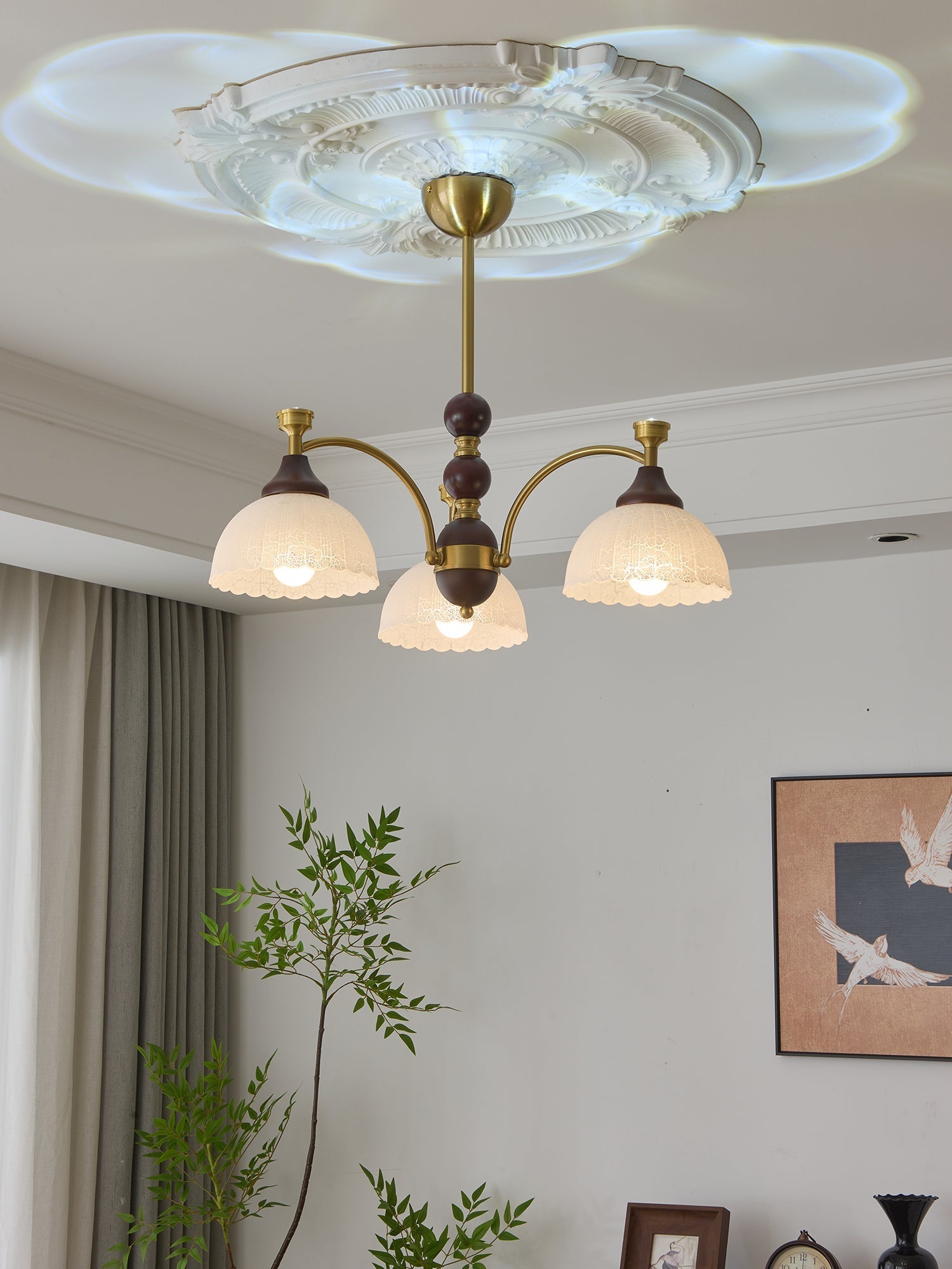 Vosolir Traditional Elegance Wood Chandelier - Letslighting