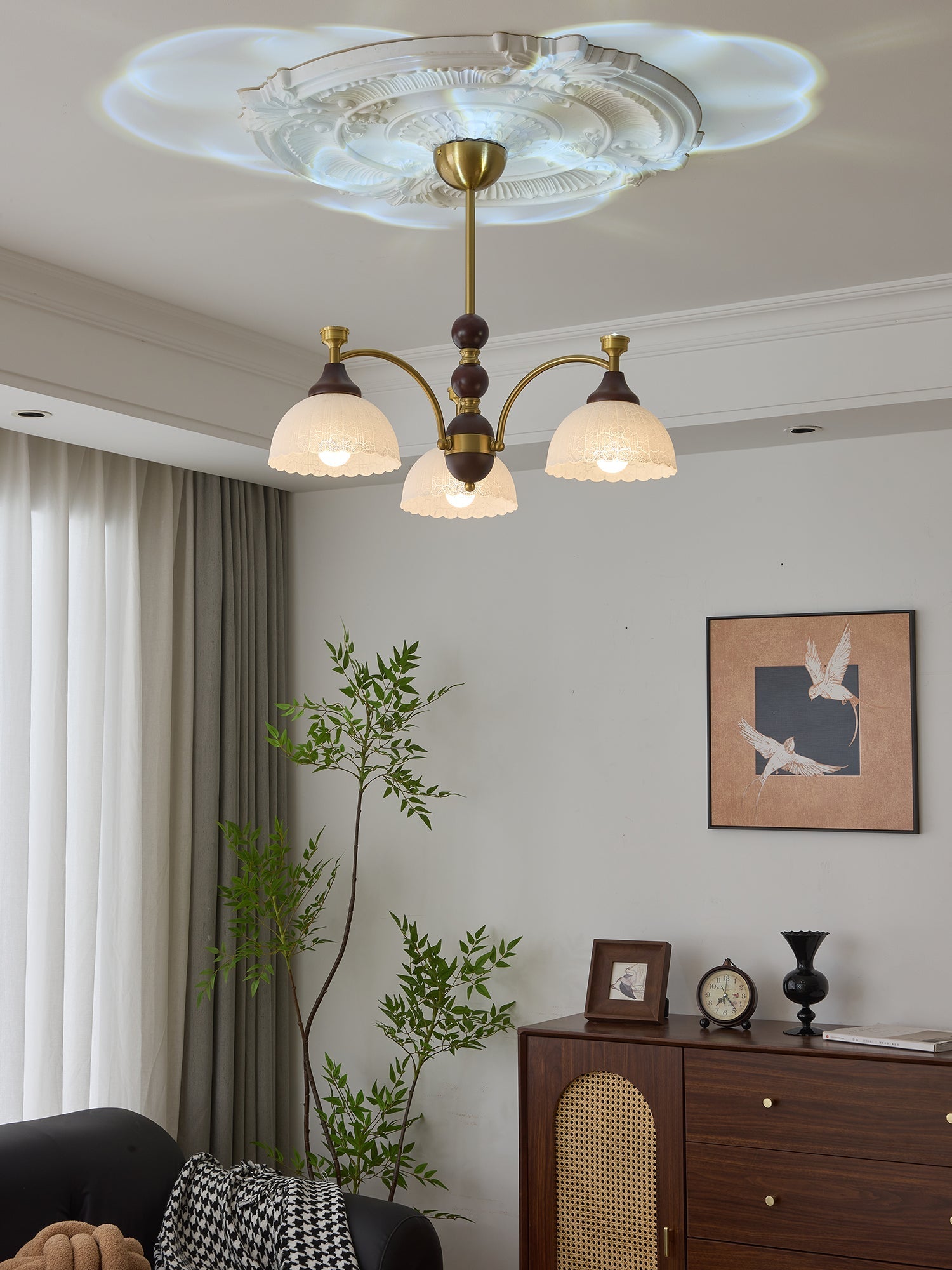 Vosolir Traditional Elegance Wood Chandelier - Letslighting