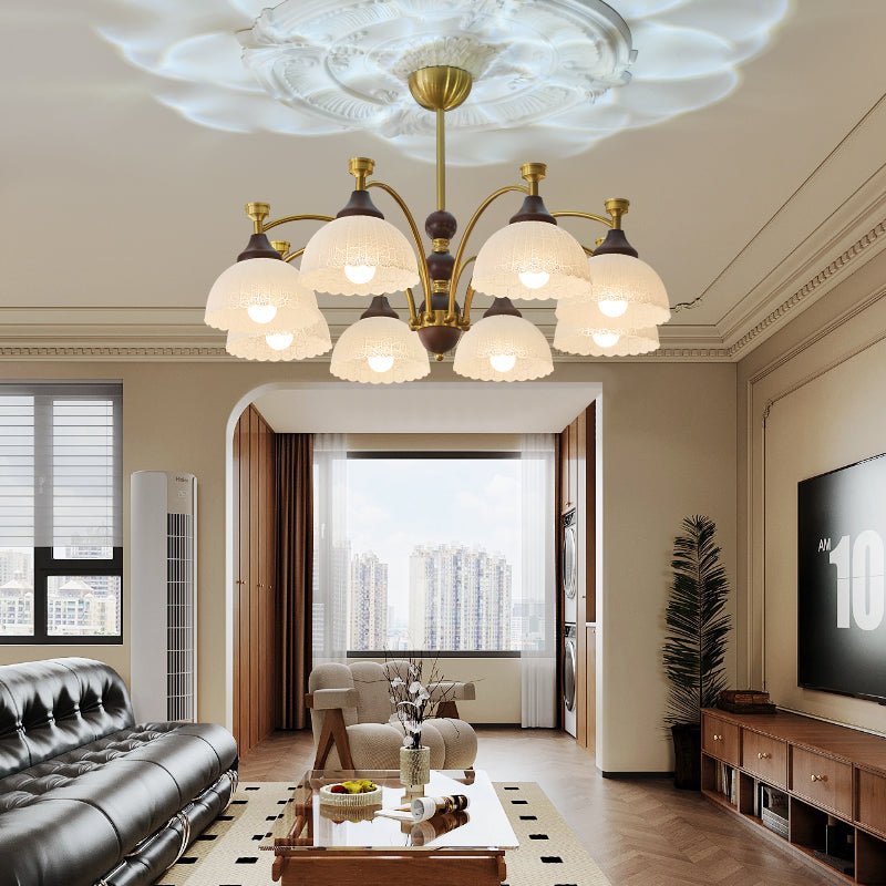 Vosolir Traditional Elegance Wood Chandelier - Letslighting