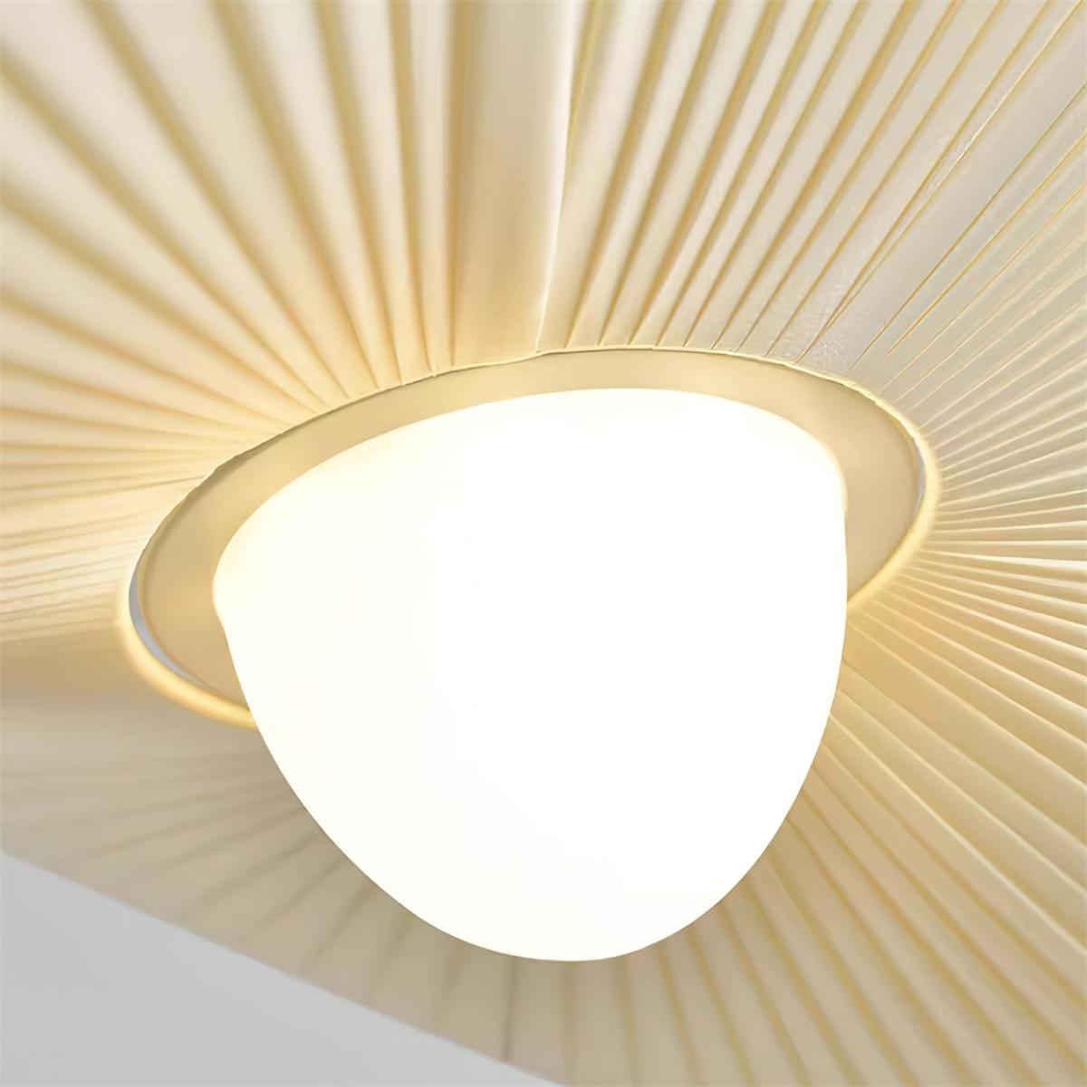 Florina Ceiling Lamp Pleated Fabric Sculptural - Letslighting