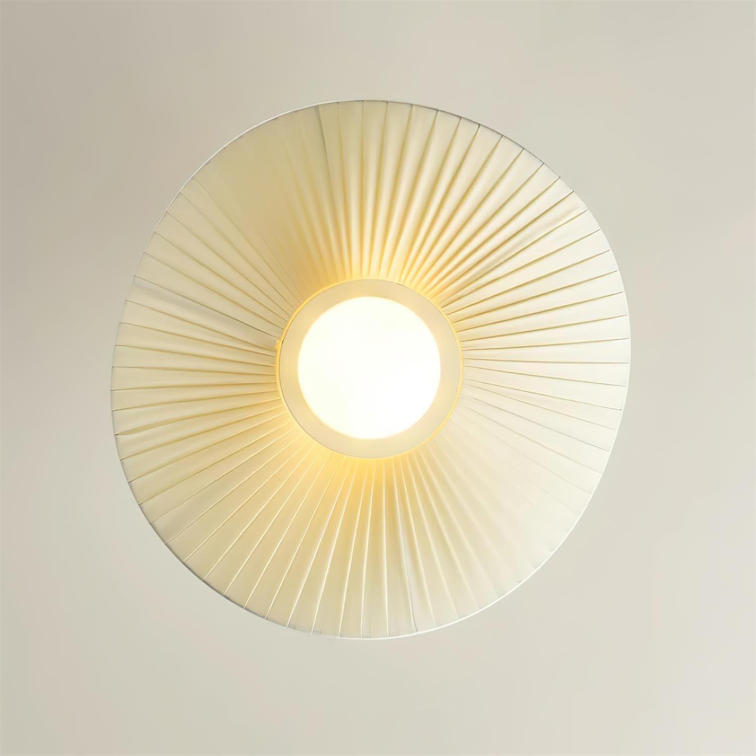 Florina Ceiling Lamp Pleated Fabric Sculptural - Letslighting