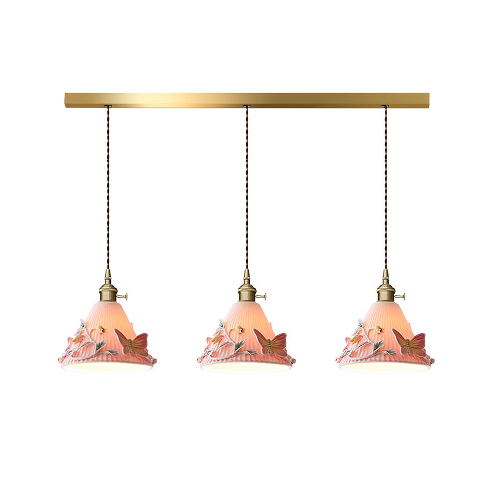 Florynna Pendant Lamp Pleated Blossom Elegance - Letslighting