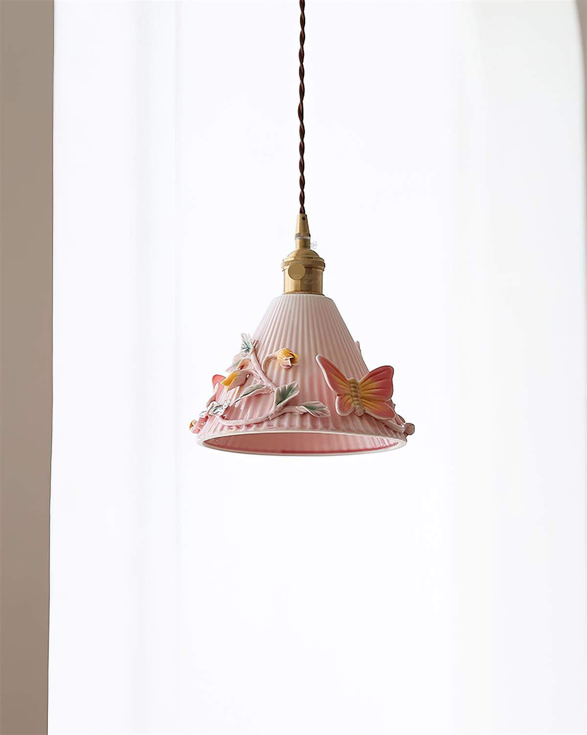 Florynna Pendant Lamp Pleated Blossom Elegance - Letslighting