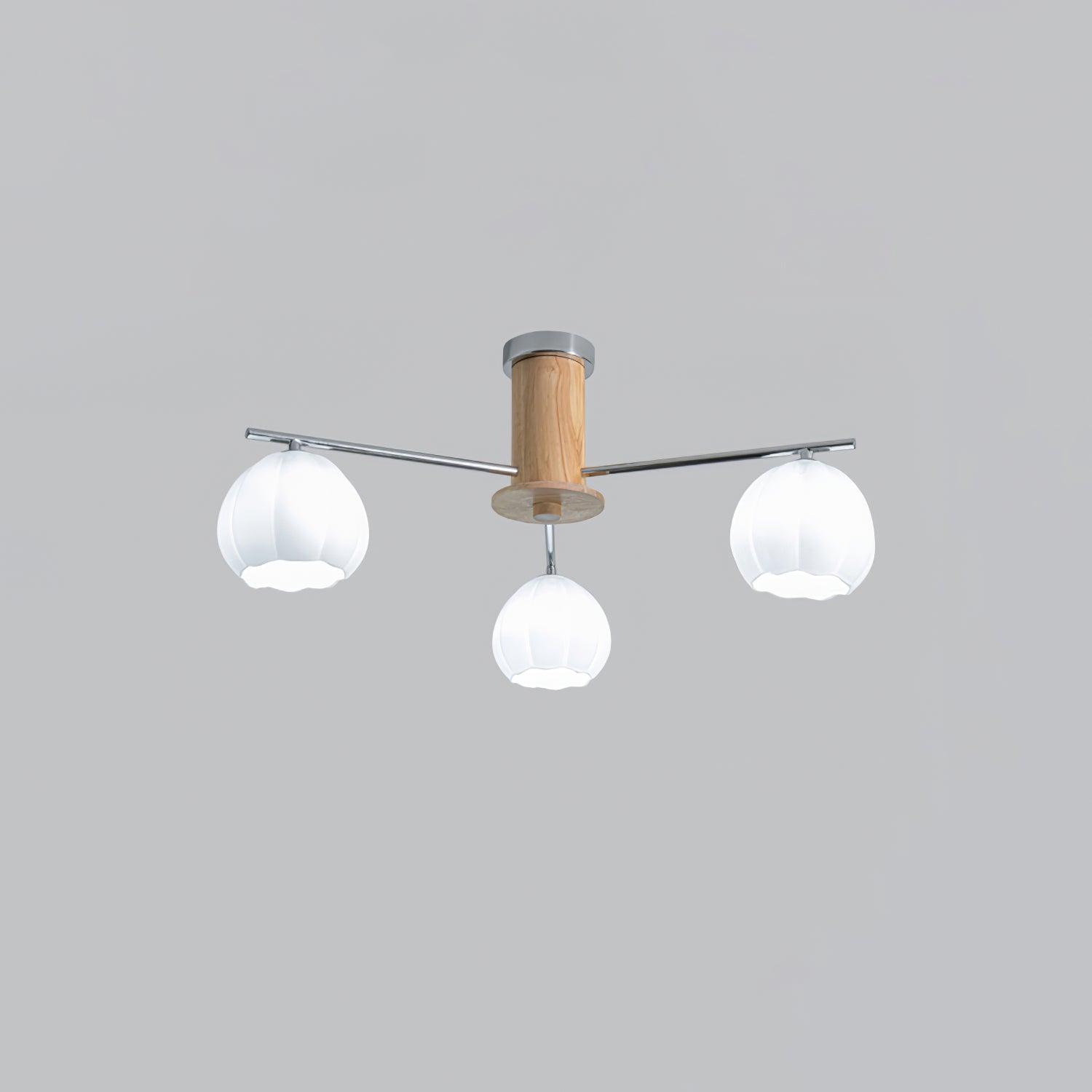 Ezoror Nordic Art Flower Buds Glass Ceiling Lamp - Letslighting