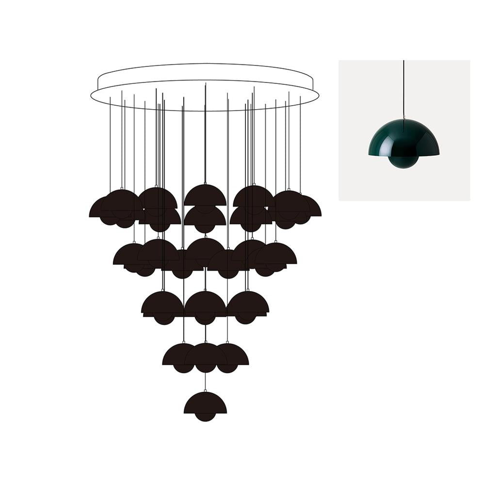 Flowerpot Chandelier - Letslighting