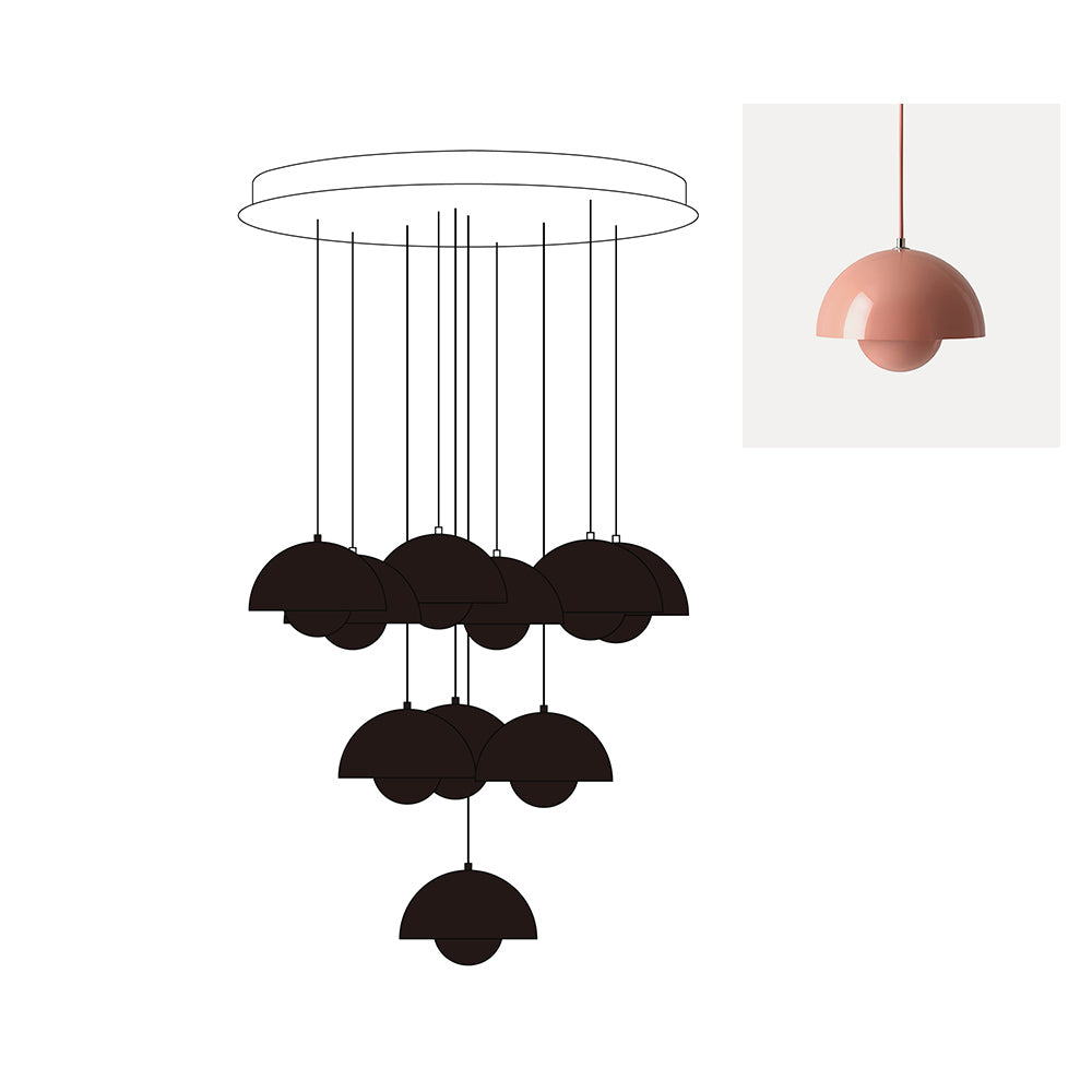 Flowerpot Chandelier - Letslighting
