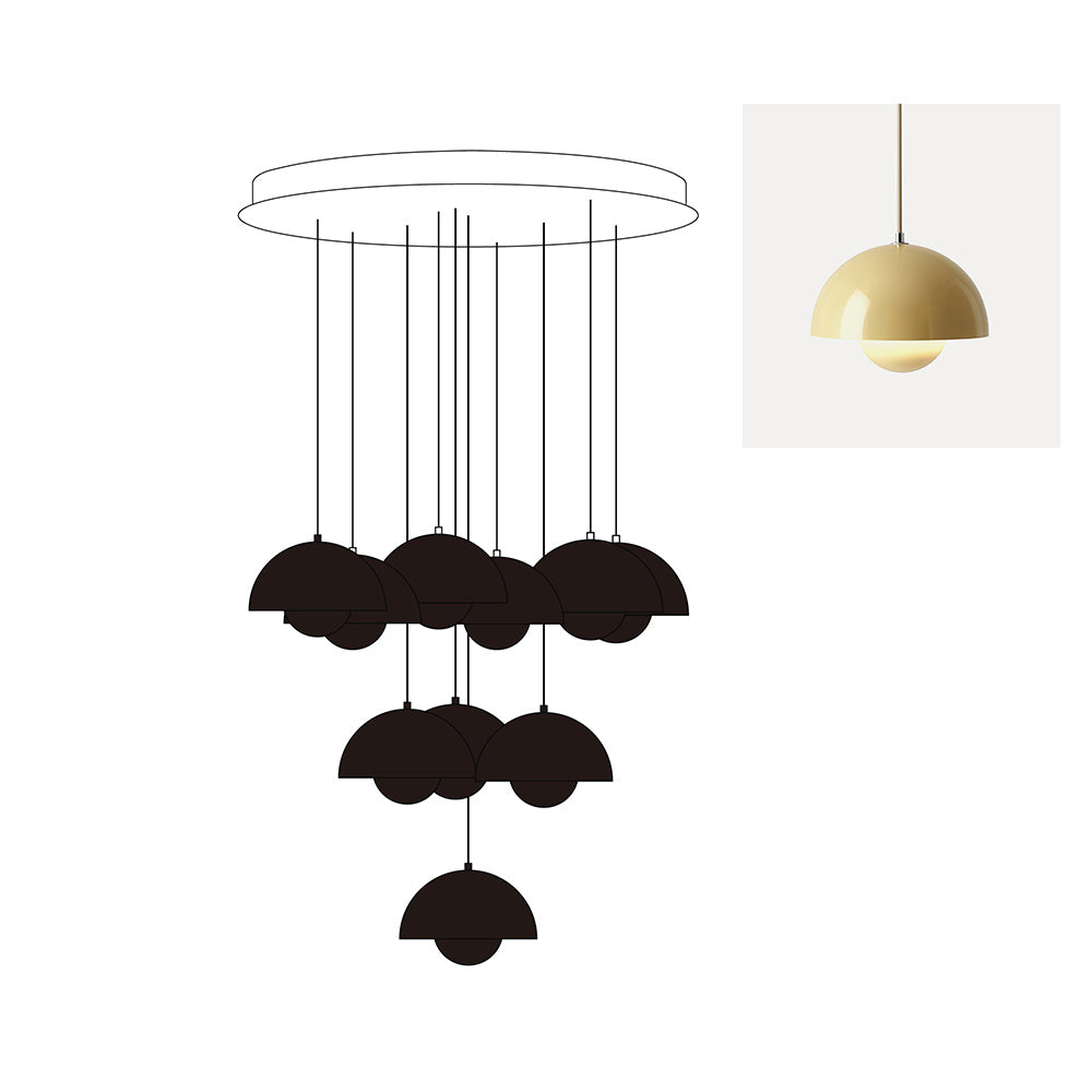 Flowerpot Chandelier - Letslighting