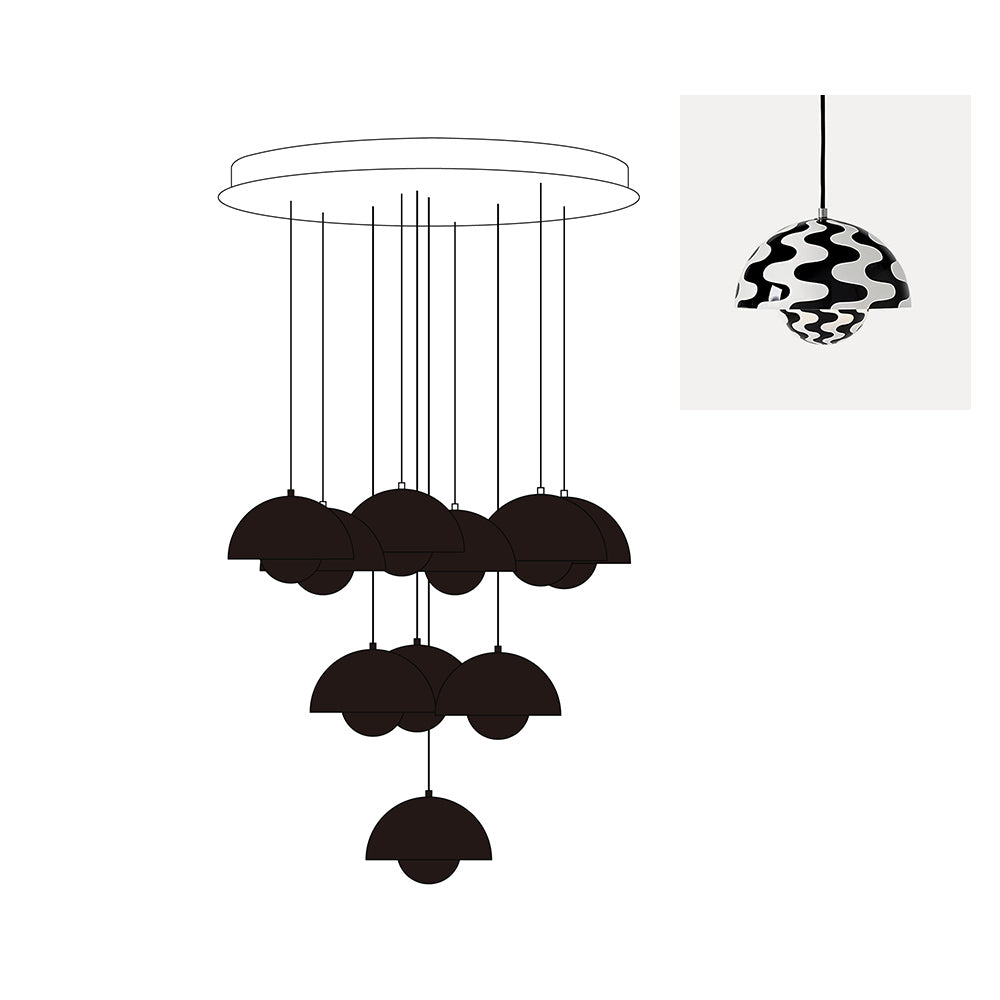 Flowerpot Chandelier - Letslighting