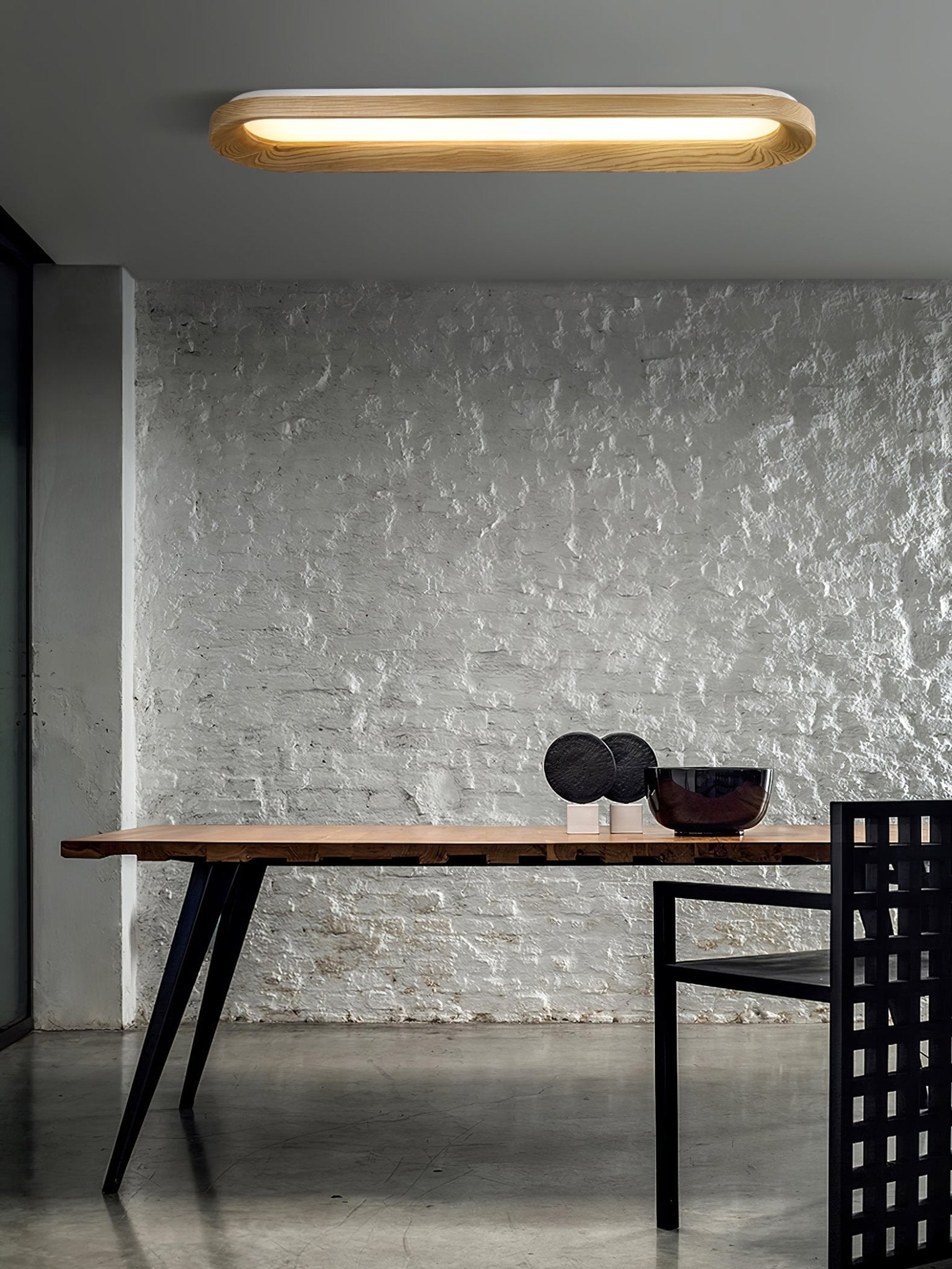 Zatalel Modern Minimalist Flowing Cloud Wood Ceiling Lamp - Letslighting