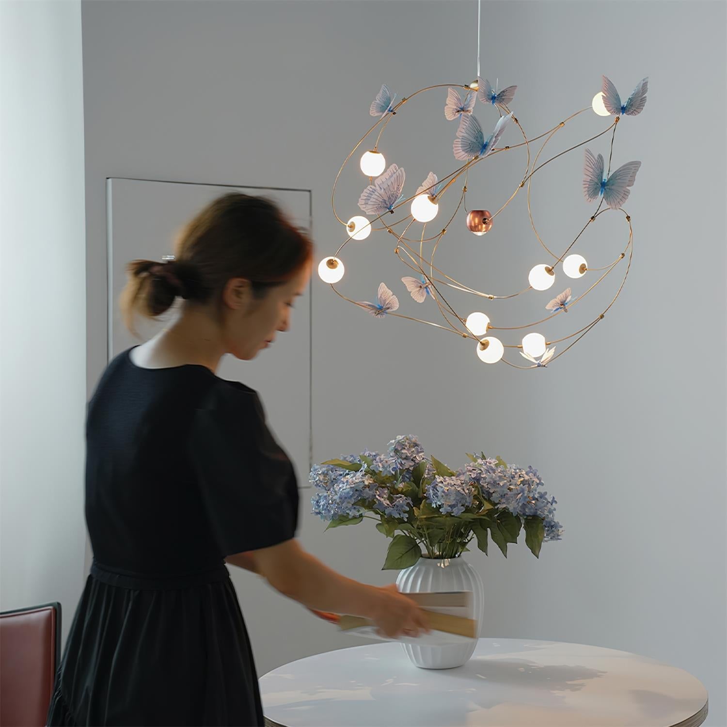Flutterveil Chandelier Butterfly Dreamy - Letslighting