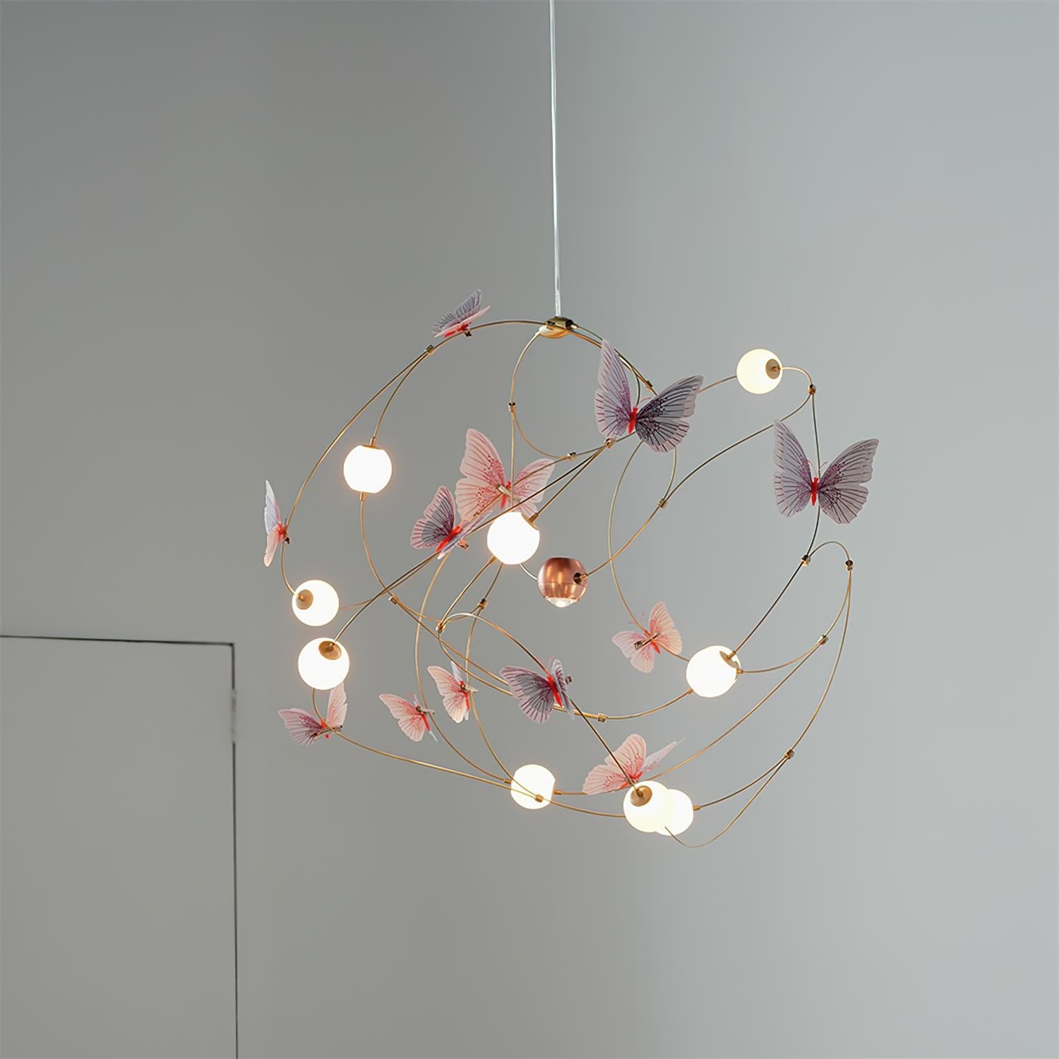 Flutterveil Chandelier Butterfly Dreamy - Letslighting