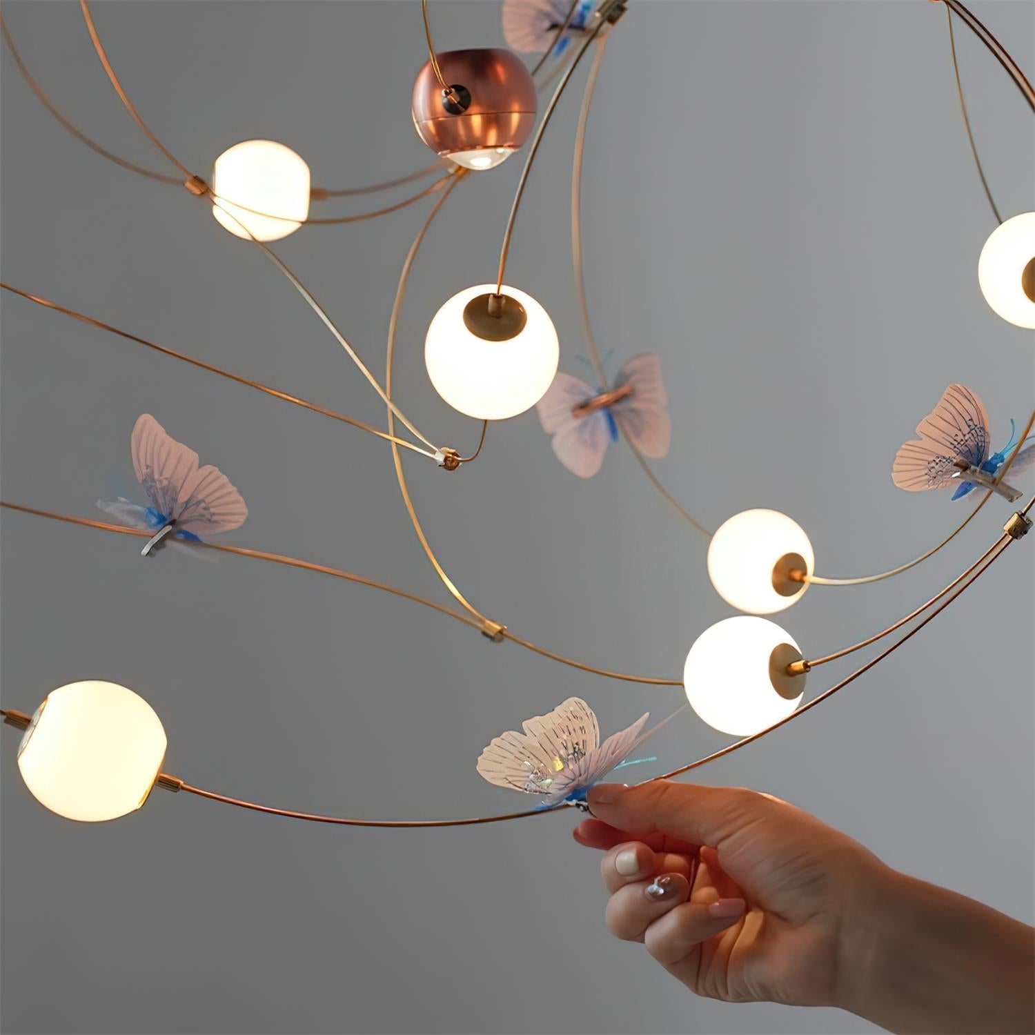 Flutterveil Chandelier Butterfly Dreamy - Letslighting