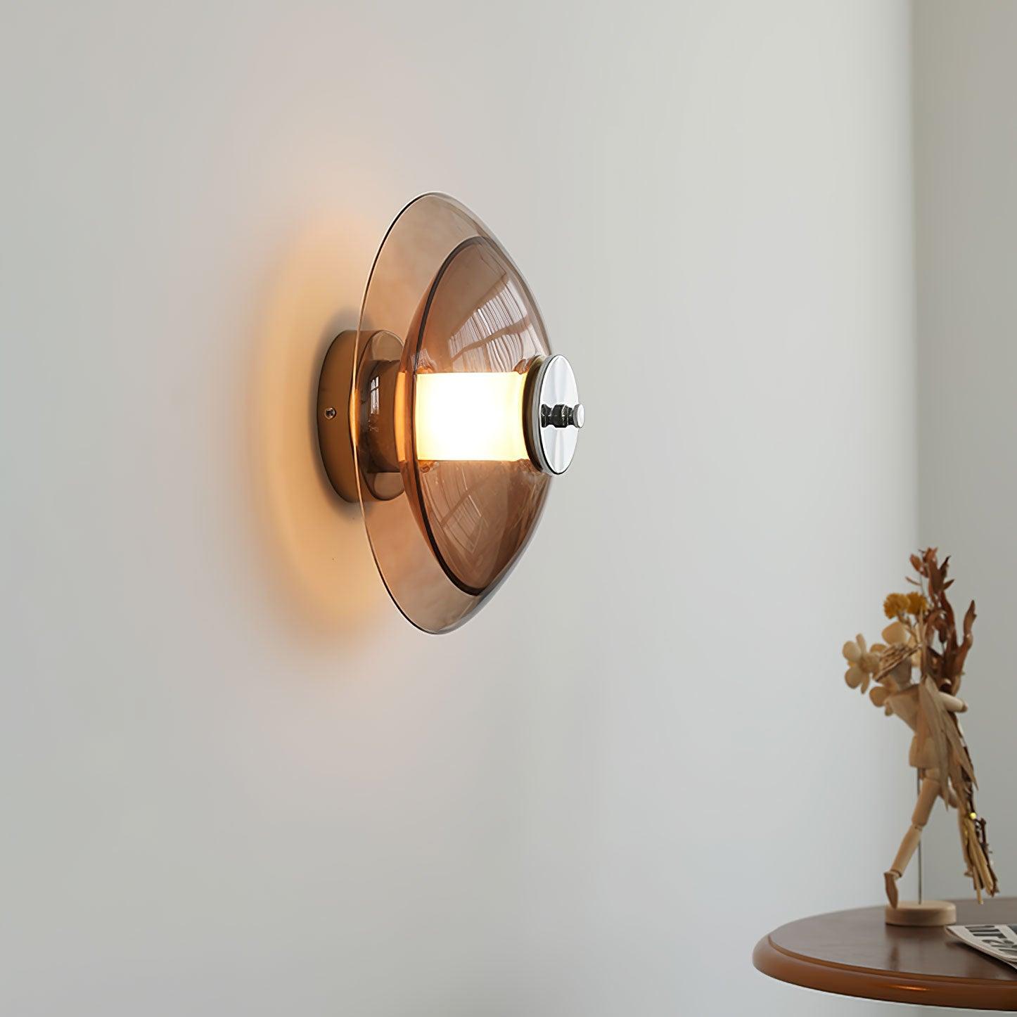 Vasolir Flying Saucer Chrome Wall Light - Letslighting