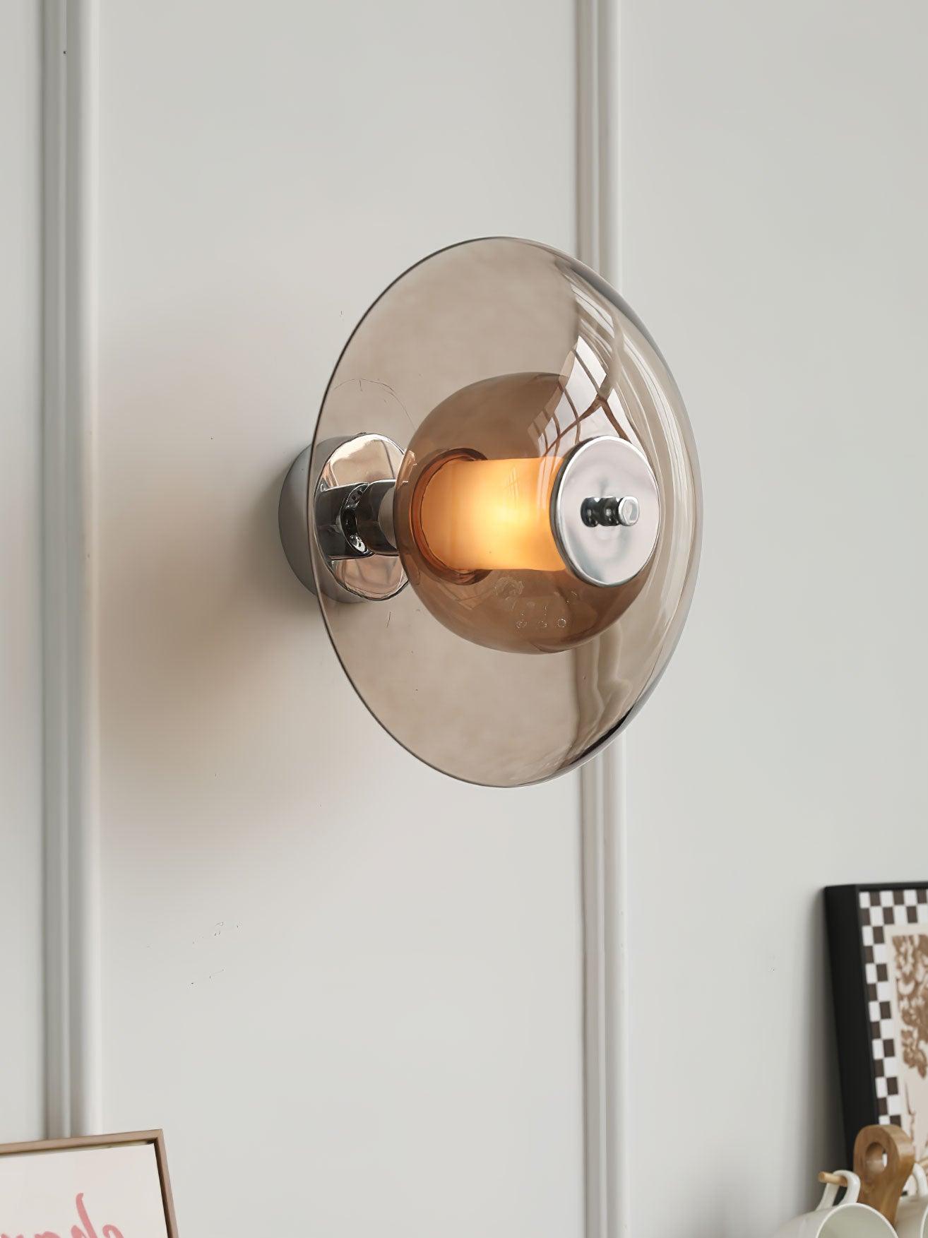 Vasolir Flying Saucer Chrome Wall Light - Letslighting